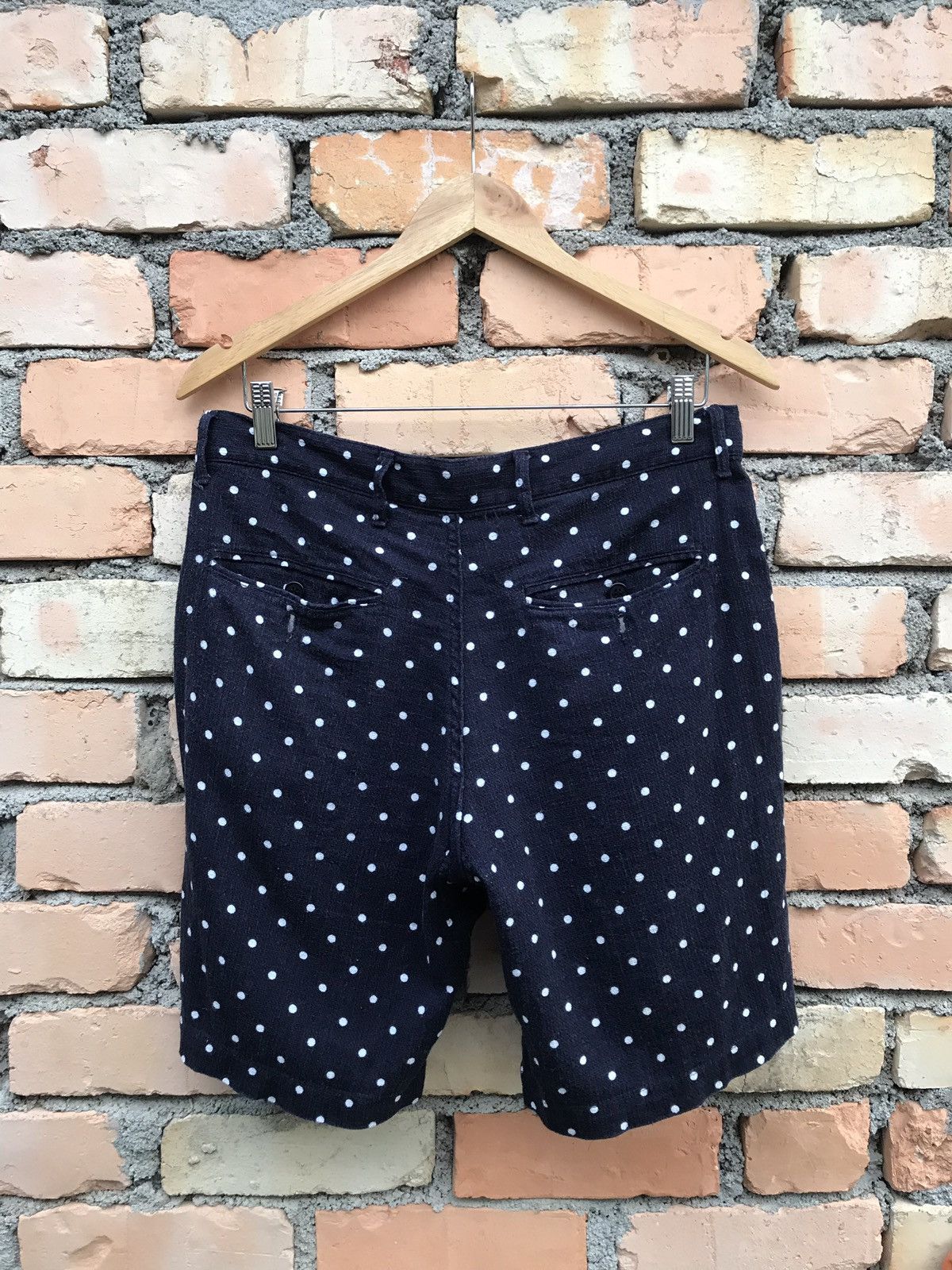SHIPS × Ships Jet Blue × Vintage Ships jet blue polkadot short pants Size US 33 - 2 Thumbnail