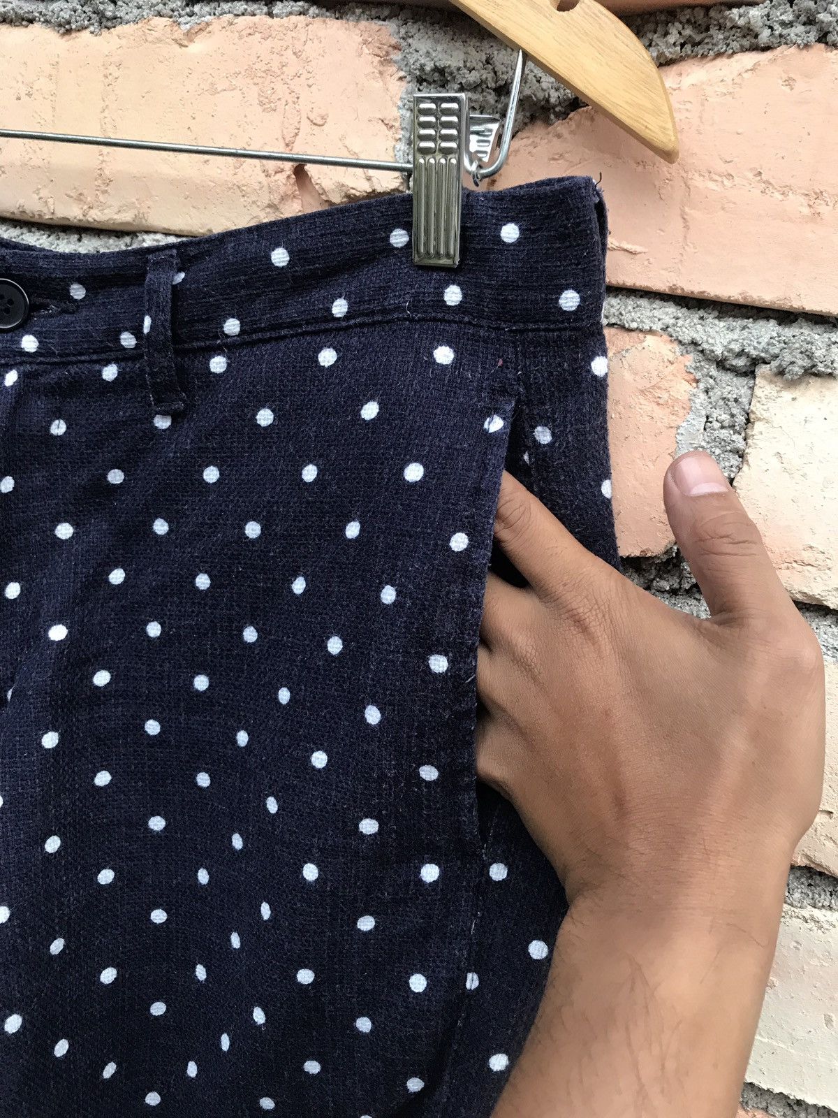 SHIPS × Ships Jet Blue × Vintage Ships jet blue polkadot short pants Size US 33 - 6 Thumbnail