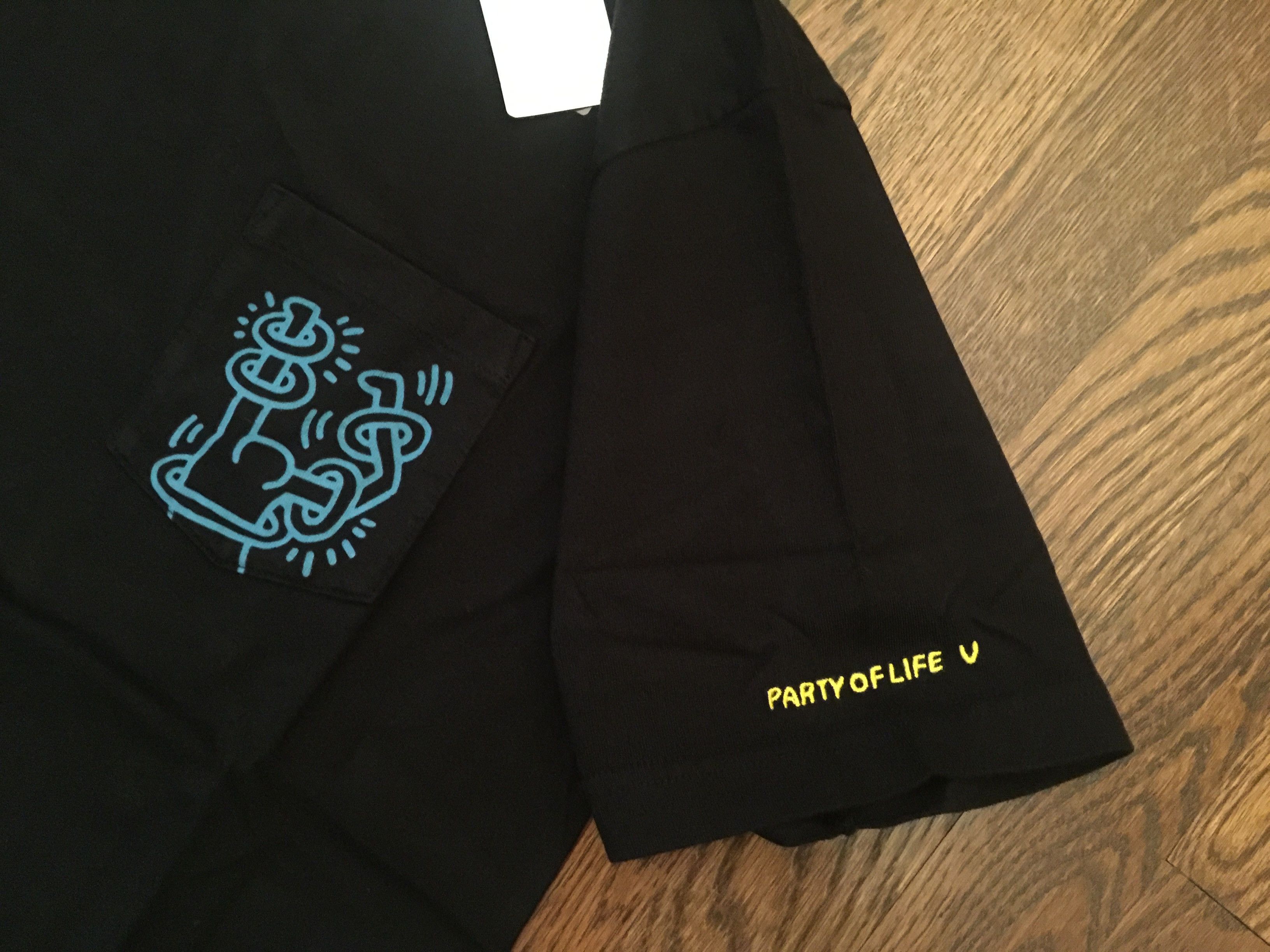 Keith Haring × Uniqlo M Uniqlo Keith Haring Black T-Shirt SPRZ MOMA ASSC Tee Size US M / EU 48-50 / 2 - 2 Thumbnail
