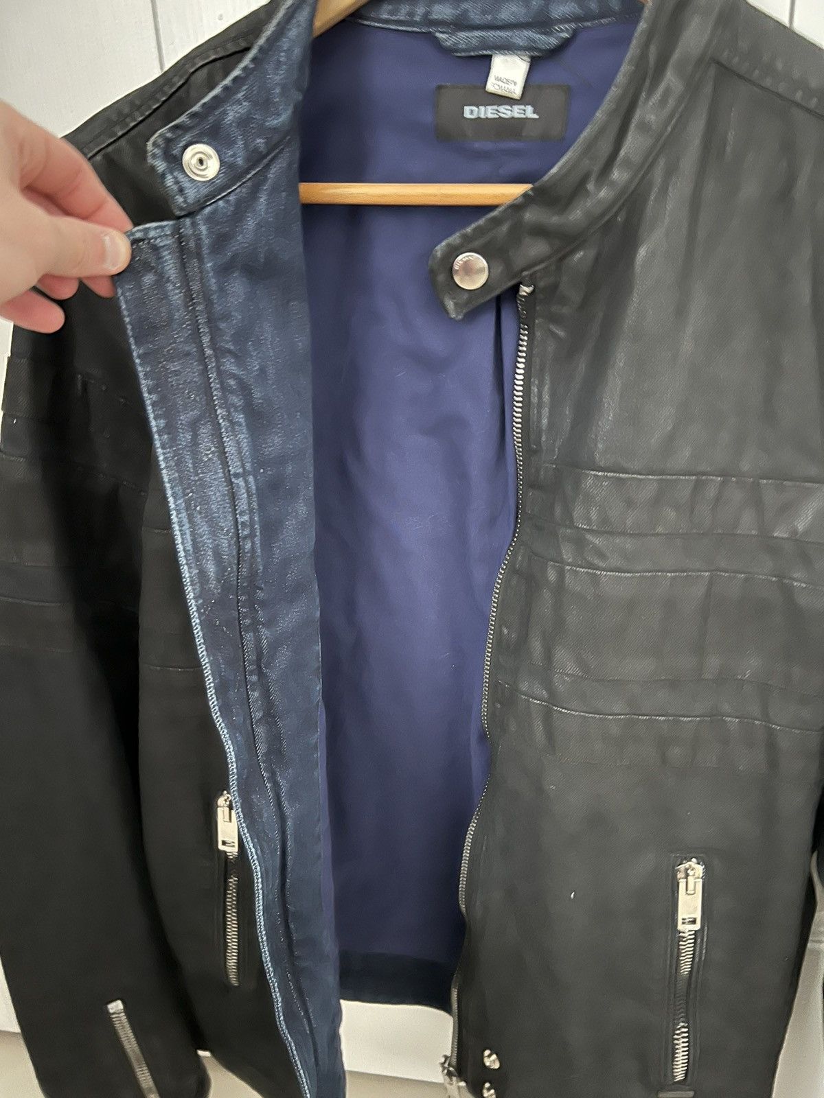 Diesel Black denim jacket Size US M / EU 48-50 / 2 - 3 Thumbnail