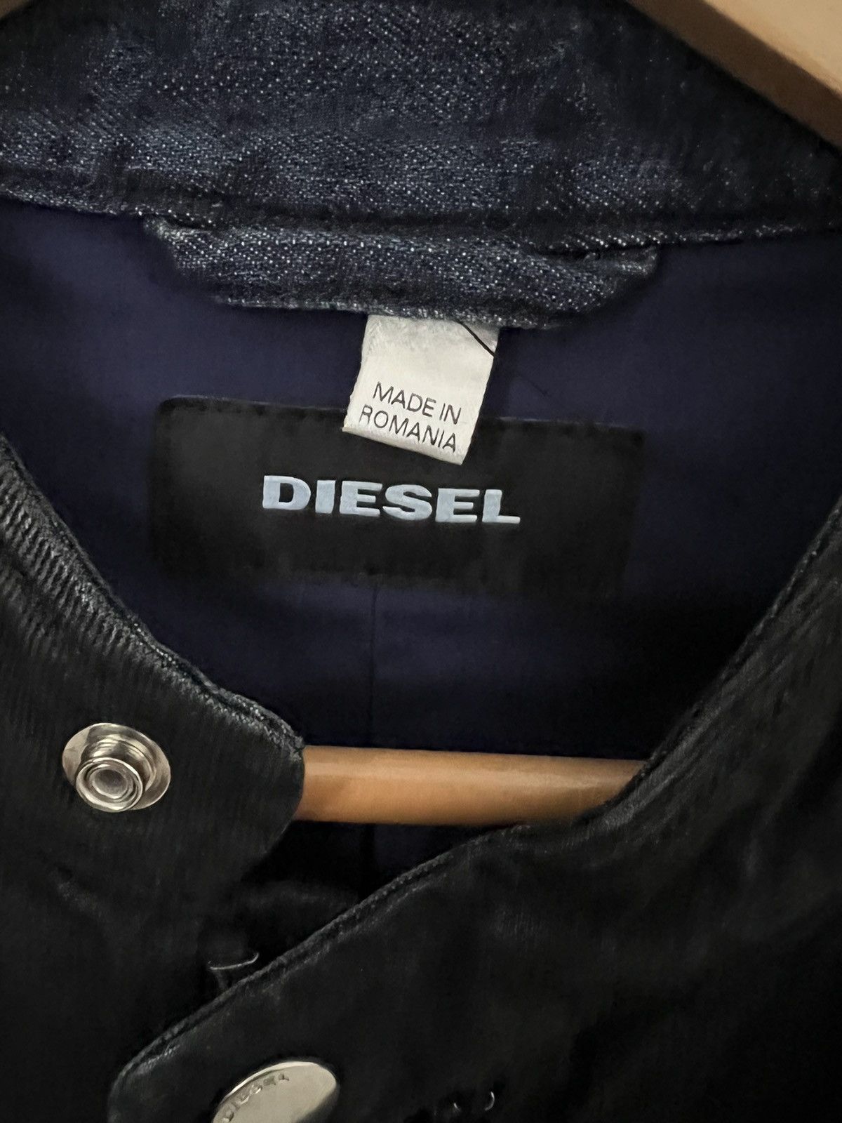 Diesel Black denim jacket Size US M / EU 48-50 / 2 - 2 Preview