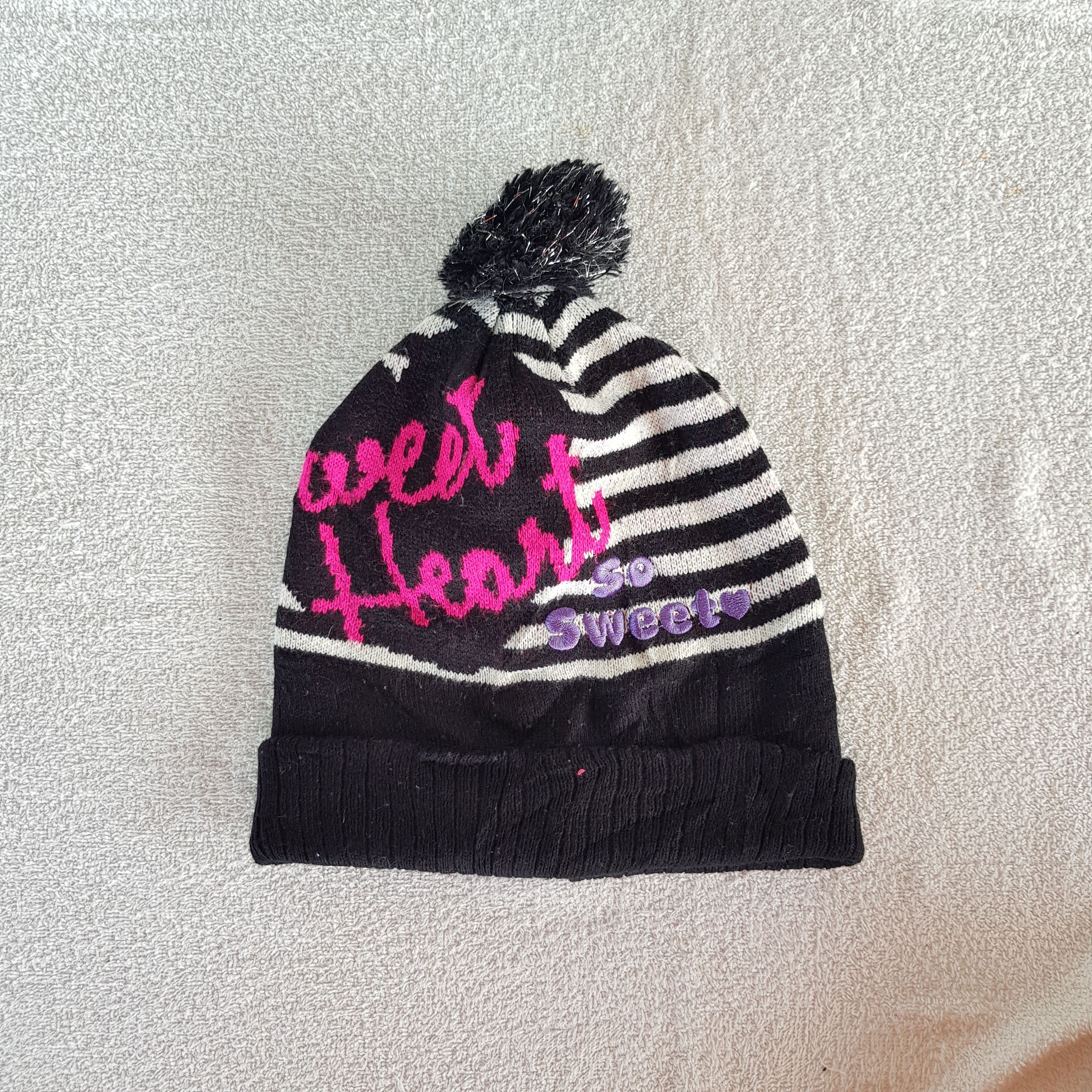 Japanese Brand × Vintage Japanese Beanie Snow Cap So Sweet Hats - AC10339. Size ONE SIZE - 5 Thumbnail