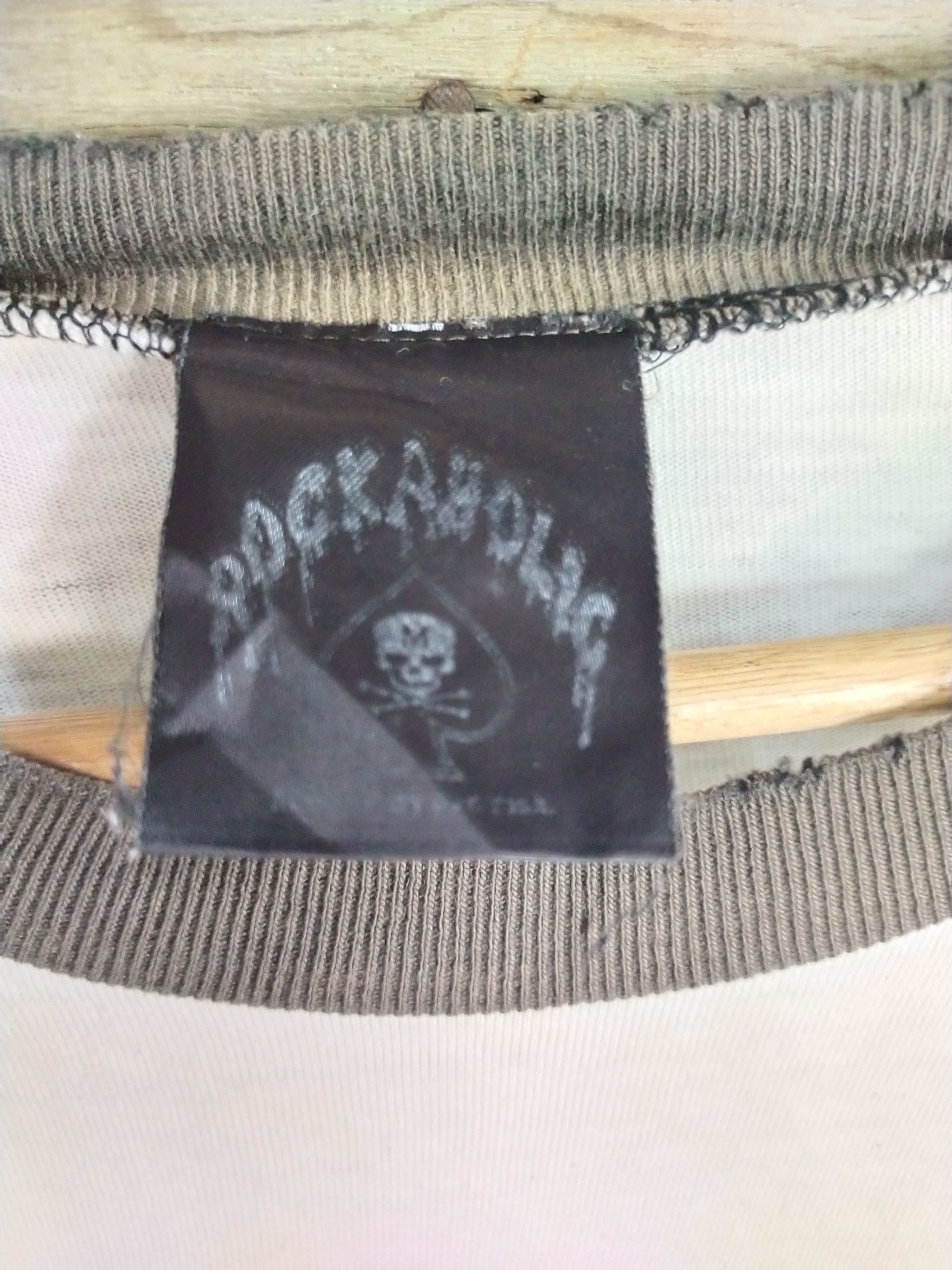 Japanese Brand Rockaholic lady sexy white/black T-shirt #S219 Size US M / EU 48-50 / 2 - 7 Thumbnail