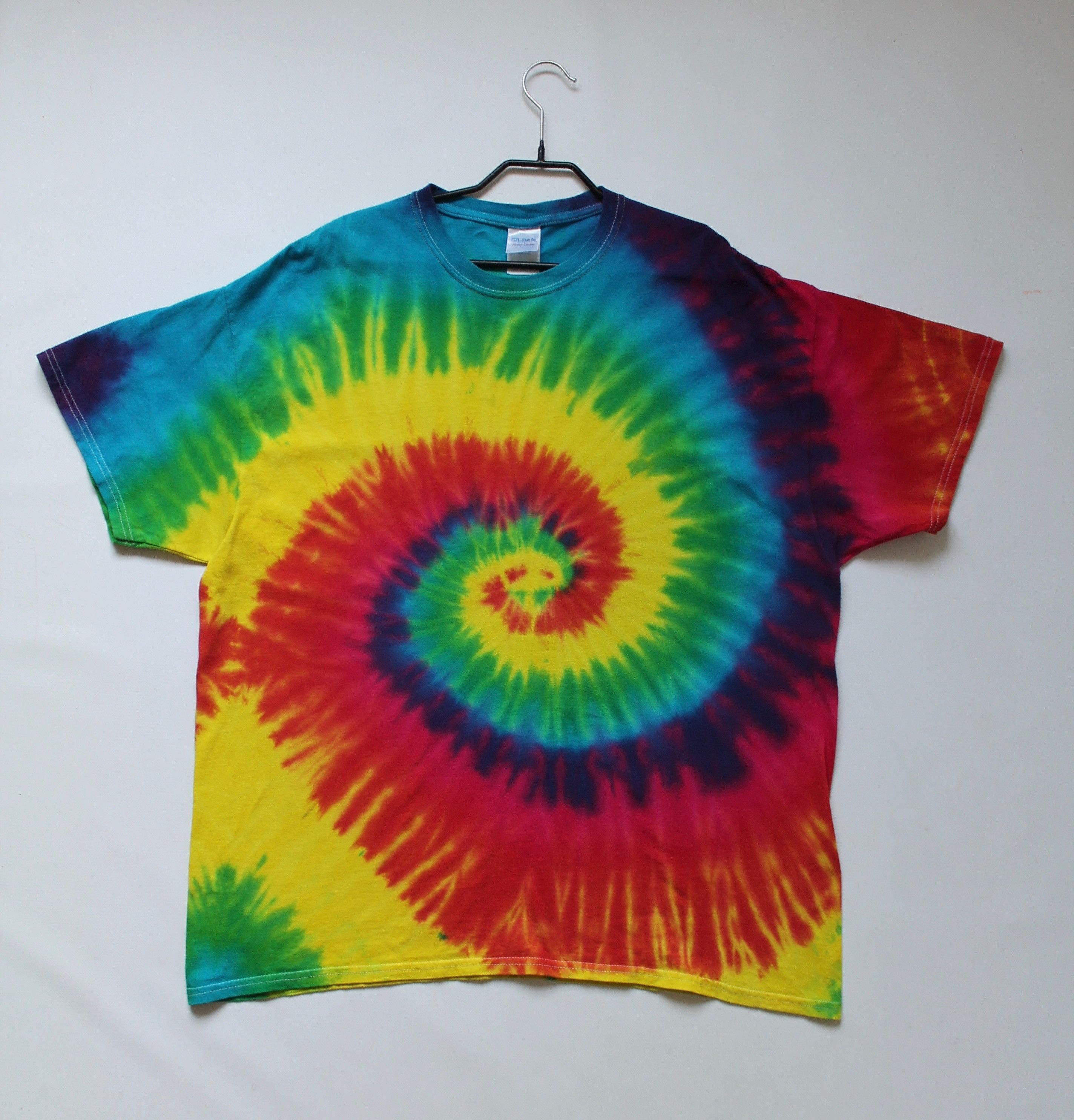 Vintage Vintage Tie Dye Tee t-shirt Streetwear XXL Cotton Size US XXL / EU 58 / 5 - 5 Thumbnail