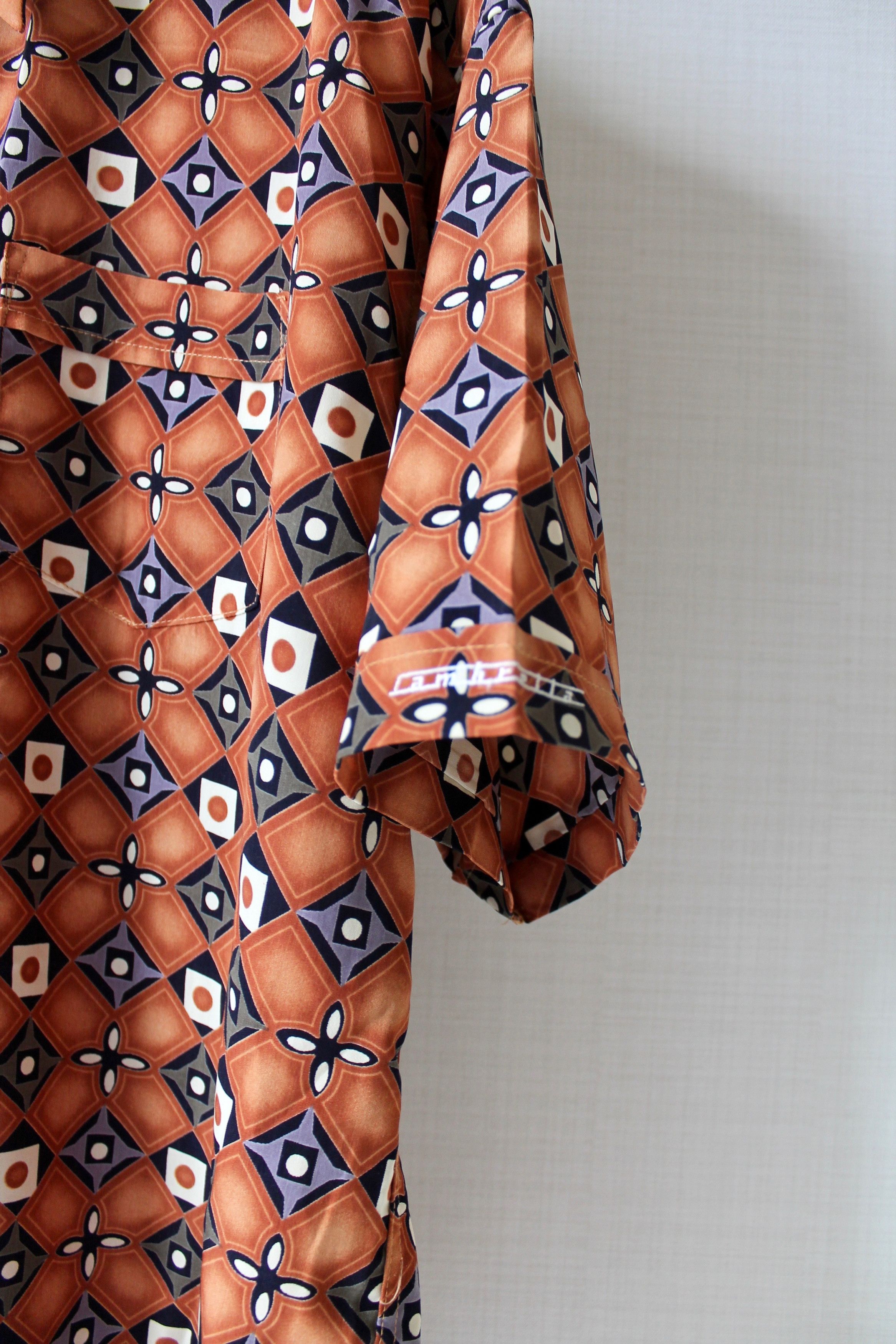 Lambretta LAMBRETTA Vintage Shirt Polyester geometric print Size US L / EU 52-54 / 3 - 4 Thumbnail