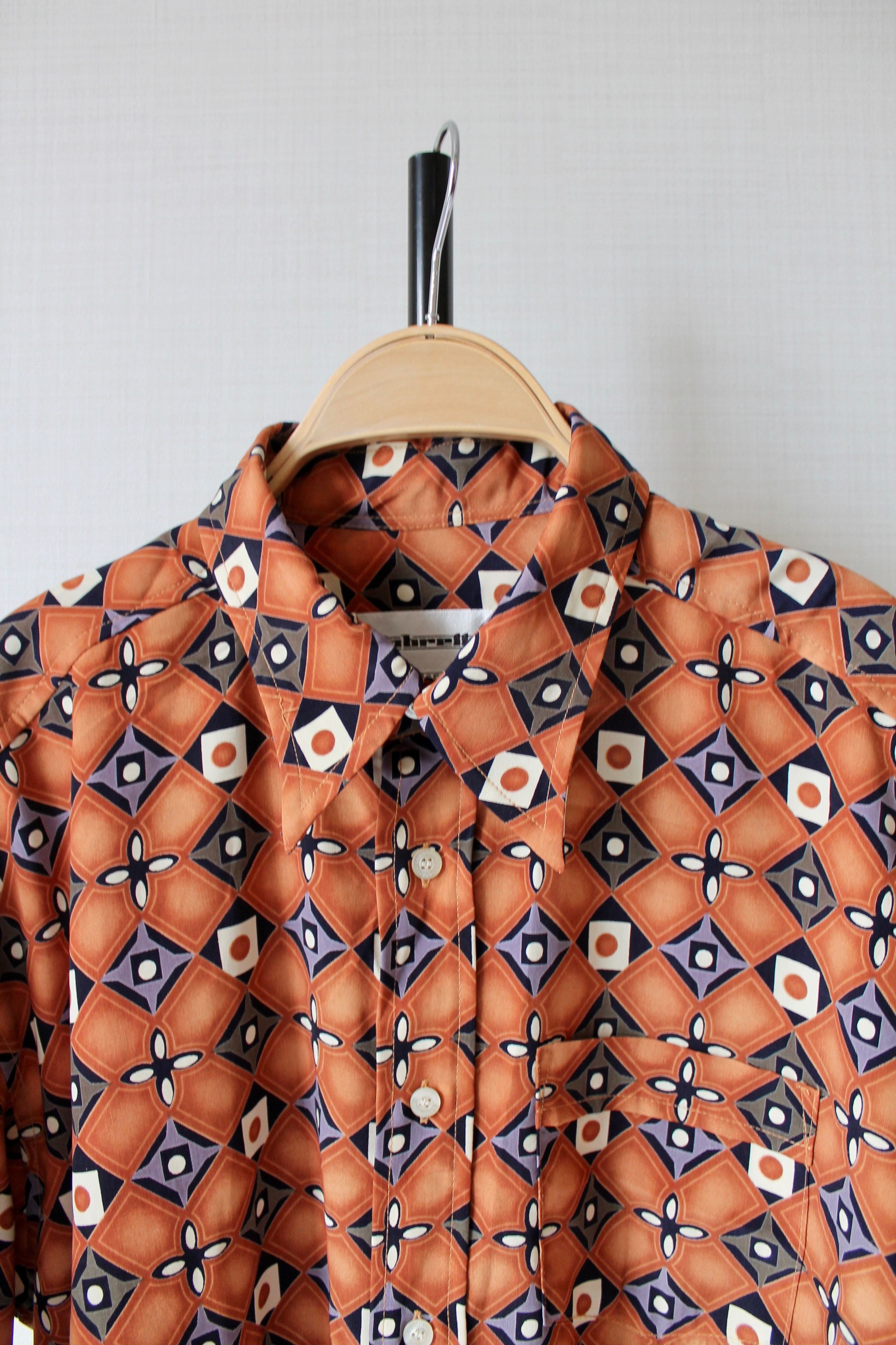 Lambretta LAMBRETTA Vintage Shirt Polyester geometric print Size US L / EU 52-54 / 3 - 3 Thumbnail