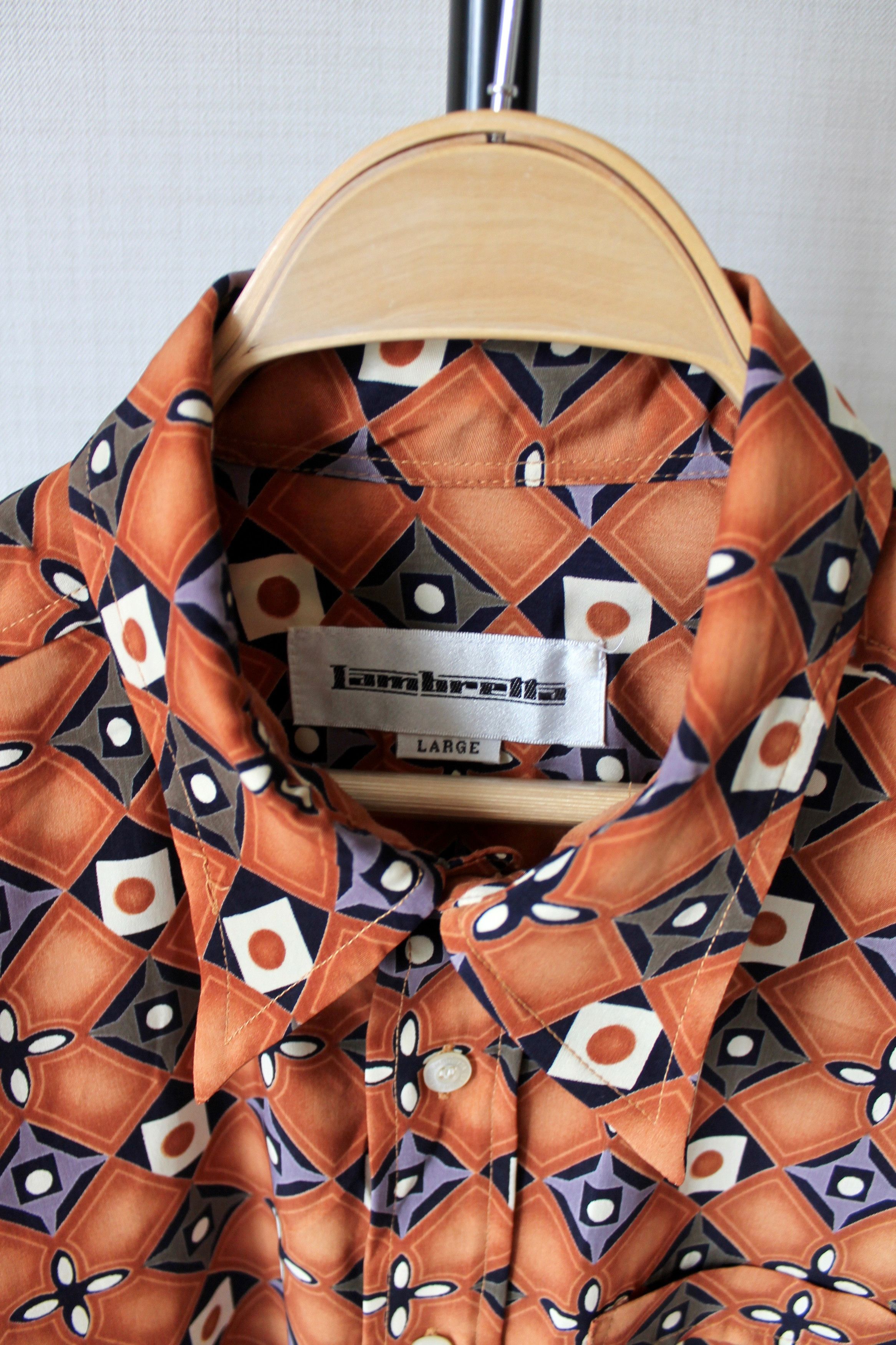 Lambretta LAMBRETTA Vintage Shirt Polyester geometric print Size US L / EU 52-54 / 3 - 5 Thumbnail