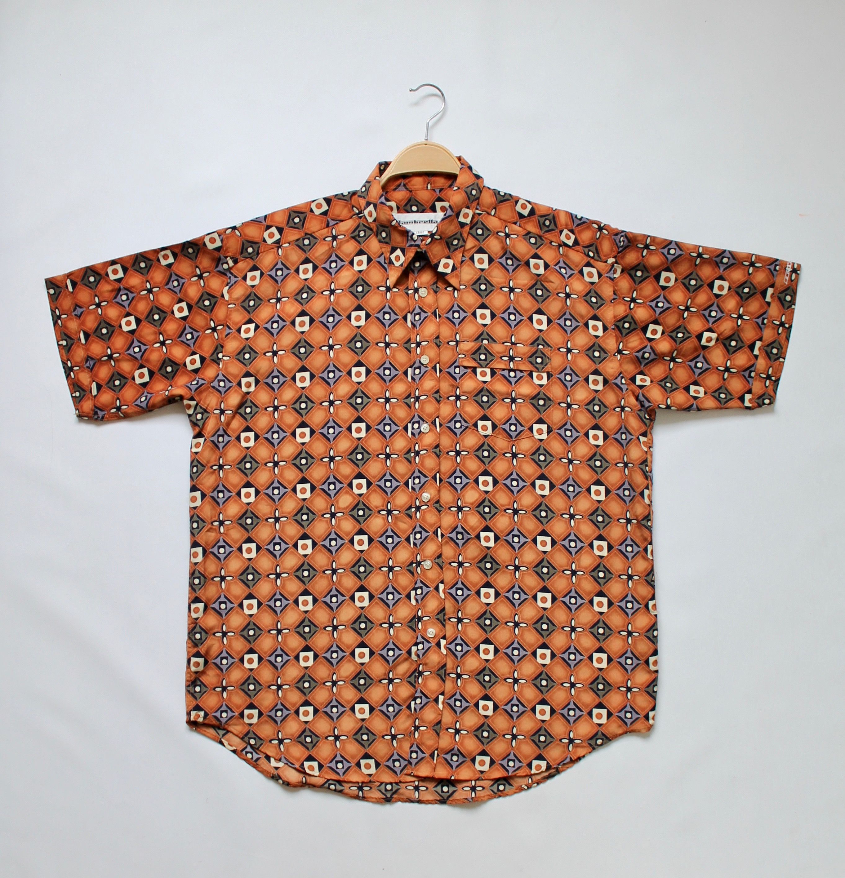 Lambretta LAMBRETTA Vintage Shirt Polyester geometric print Size US L / EU 52-54 / 3 - 2 Thumbnail