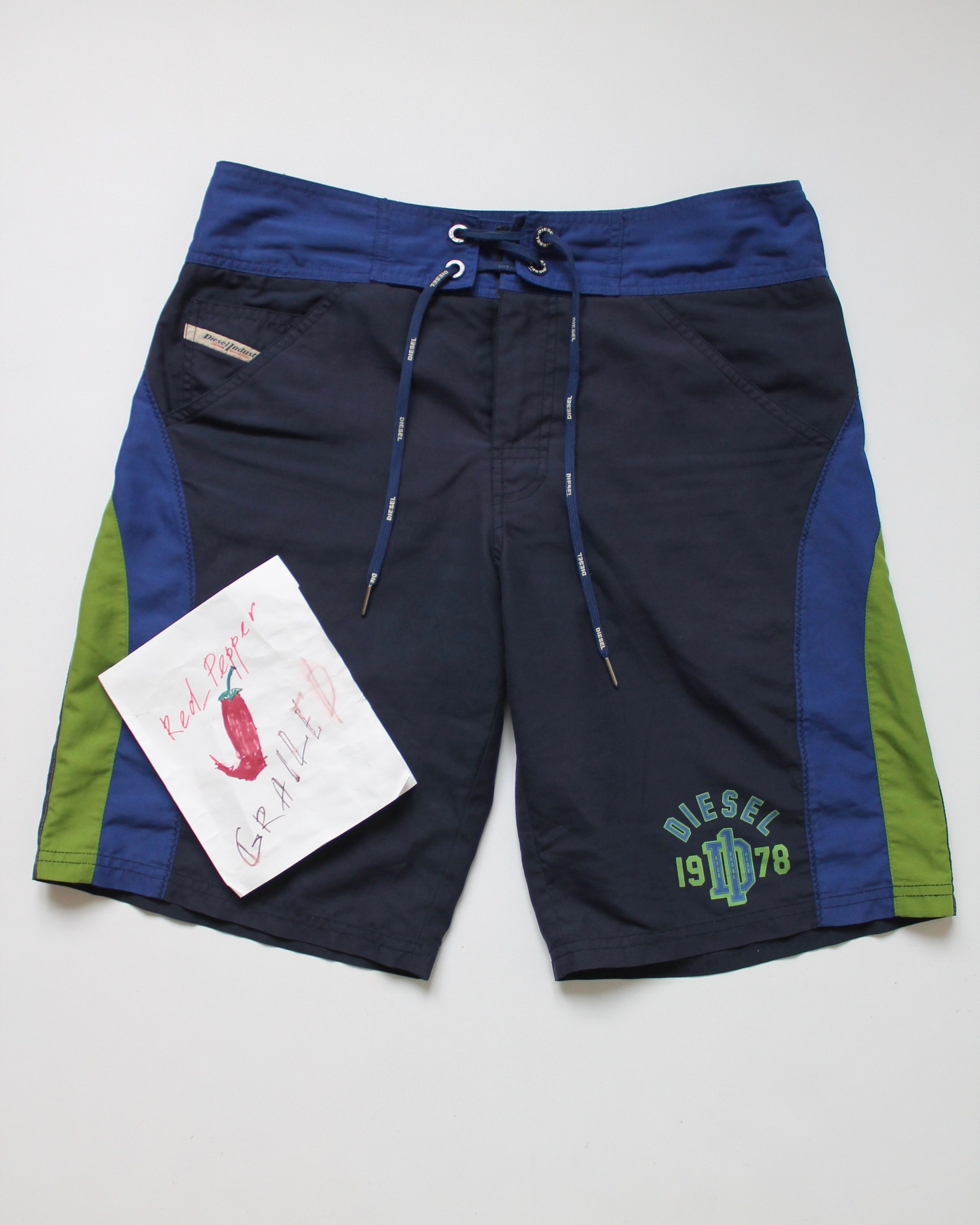 Diesel Vintage! Diesel Swimwear swimming Shorts S - M Size US 31 - 5 Thumbnail
