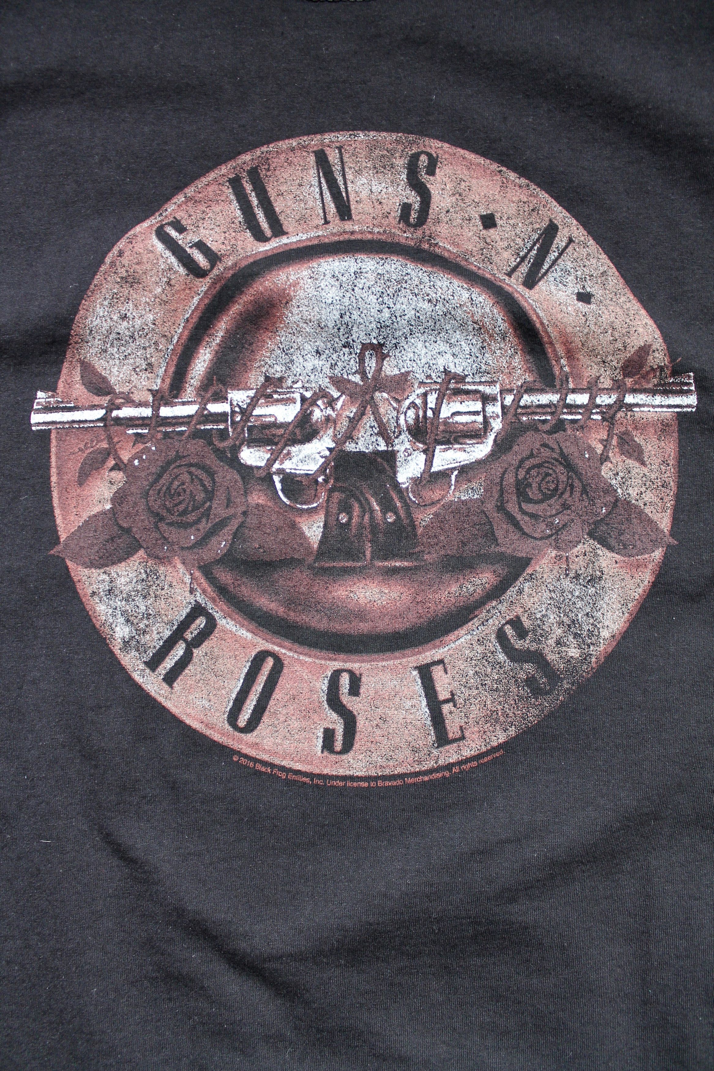 Band Tees Guns n Roses Black t-shirt Band rock Size US XL / EU 56 / 4 - 9 Thumbnail