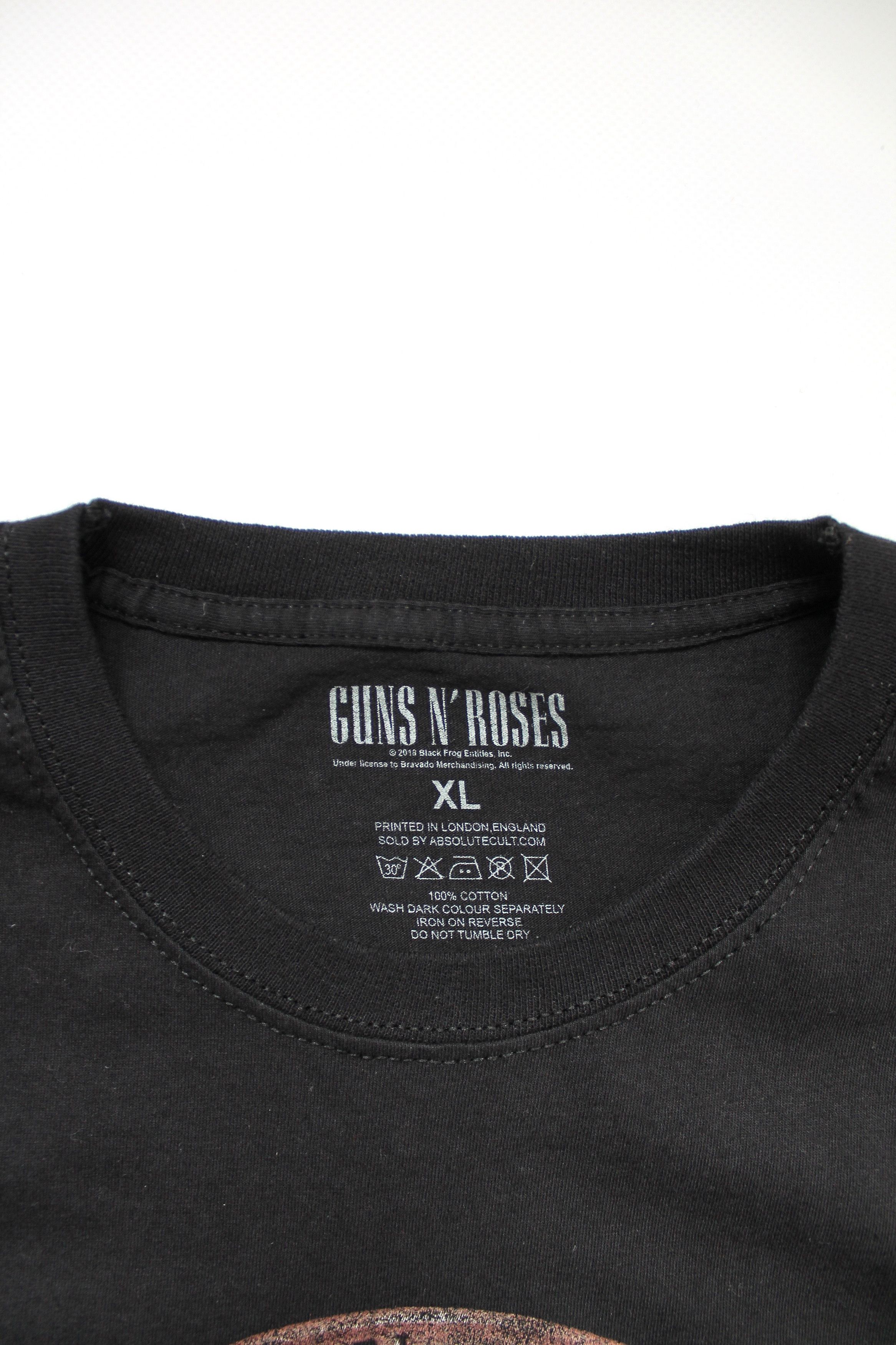 Band Tees Guns n Roses Black t-shirt Band rock Size US XL / EU 56 / 4 - 7 Thumbnail