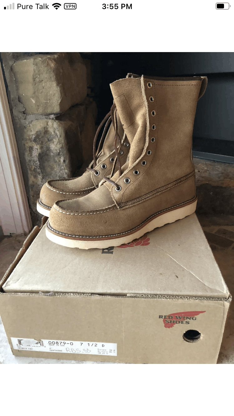 Red Wing Red Wing Heritage Boots 879 Hawthorne Size 7.5 D NEW