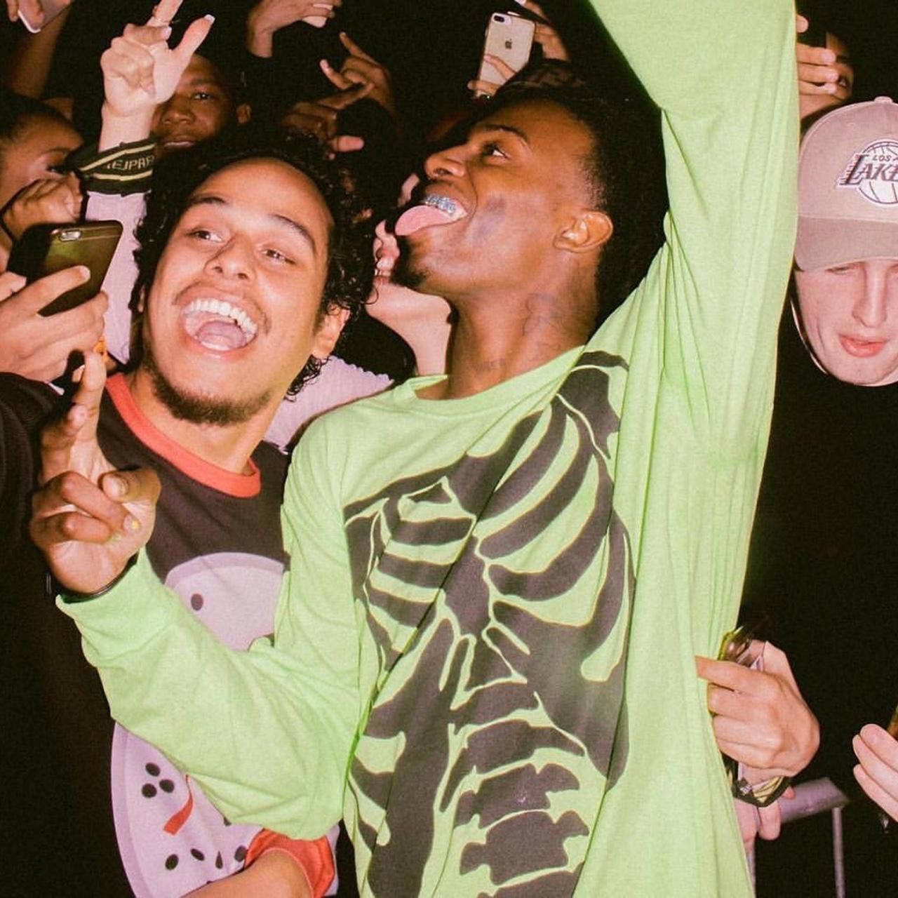Playboi Carti Playboi carti neon tour die lit skeleton tee neon V1 Size US L / EU 52-54 / 3 - 8 Thumbnail