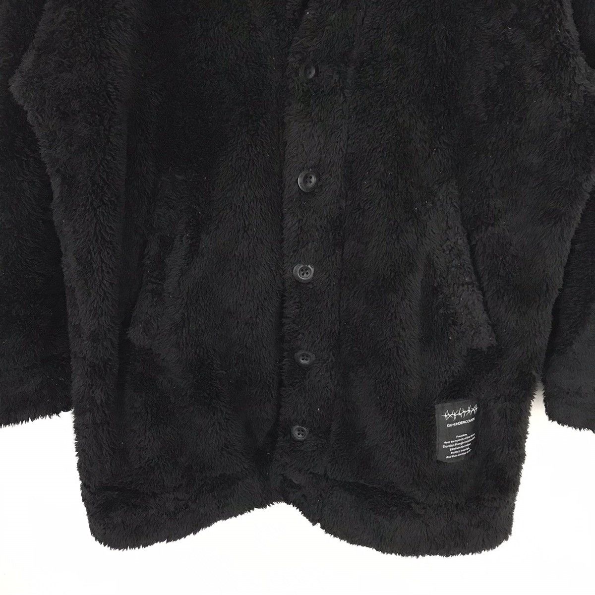 Undercover Gu x UNDERCOVER DEEP PILE SHERPA CARDIGAN Size US S / EU 44-46 / 1 - 3 Thumbnail
