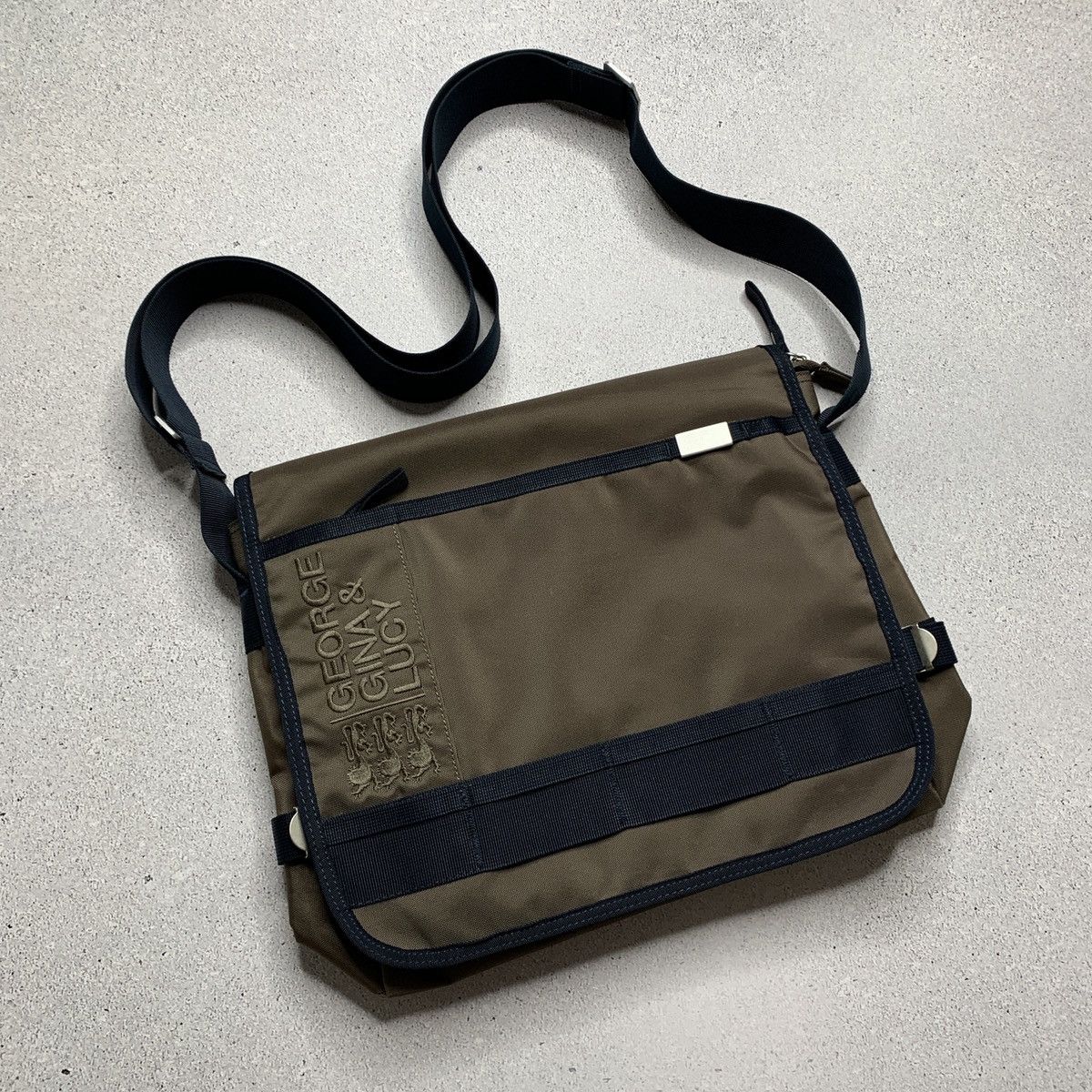 Japanese Brand Vintage GGL George Gina & Lucy “Saturday” Multi Pocket Bag Size ONE SIZE - 12 Thumbnail