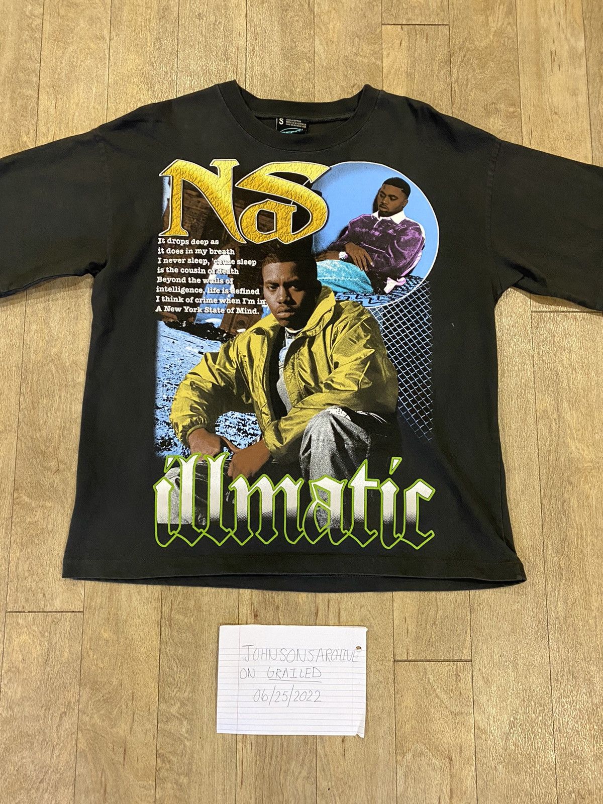 Nas × Vintage EFFN Clothing Vintage NAS Rap Tee | Grailed