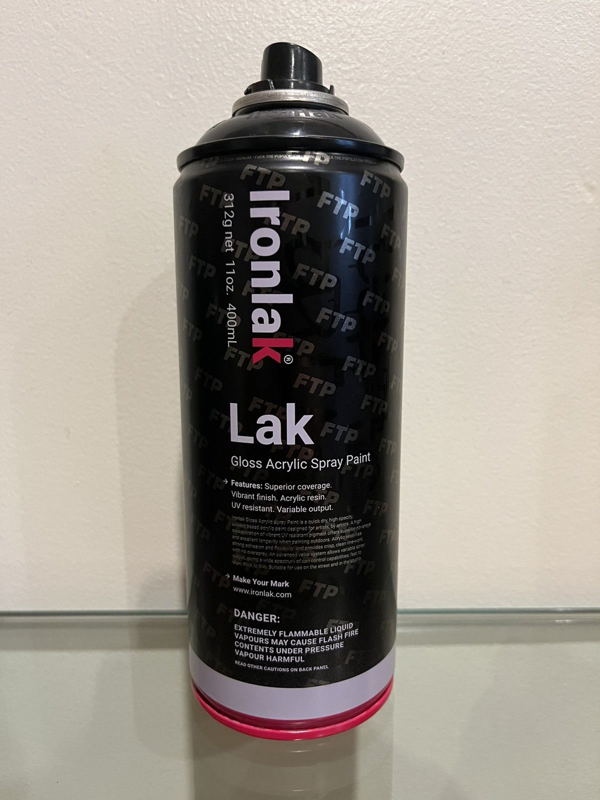 Ftp x ironlak spray paint can