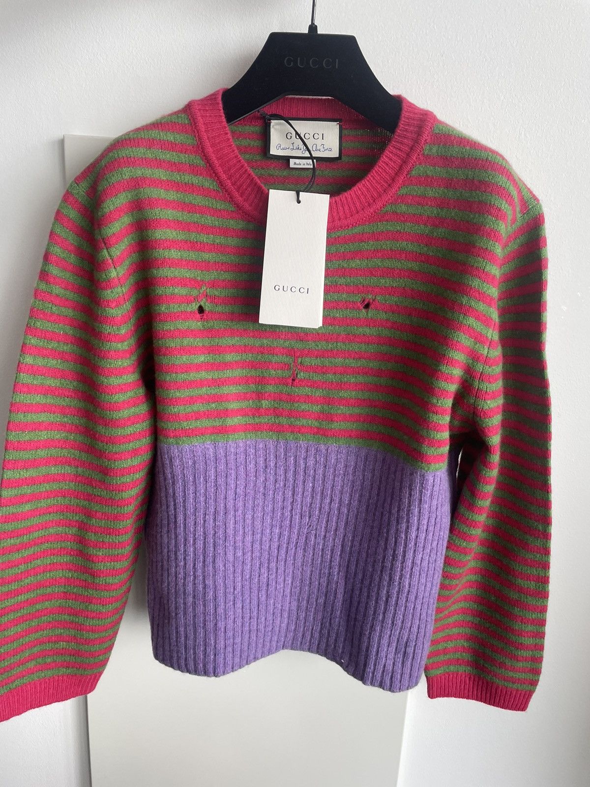 Gucci Super Runway Skinny Distressed Gucci Sweater Size US XS / EU 42 / 0 - 2 Thumbnail