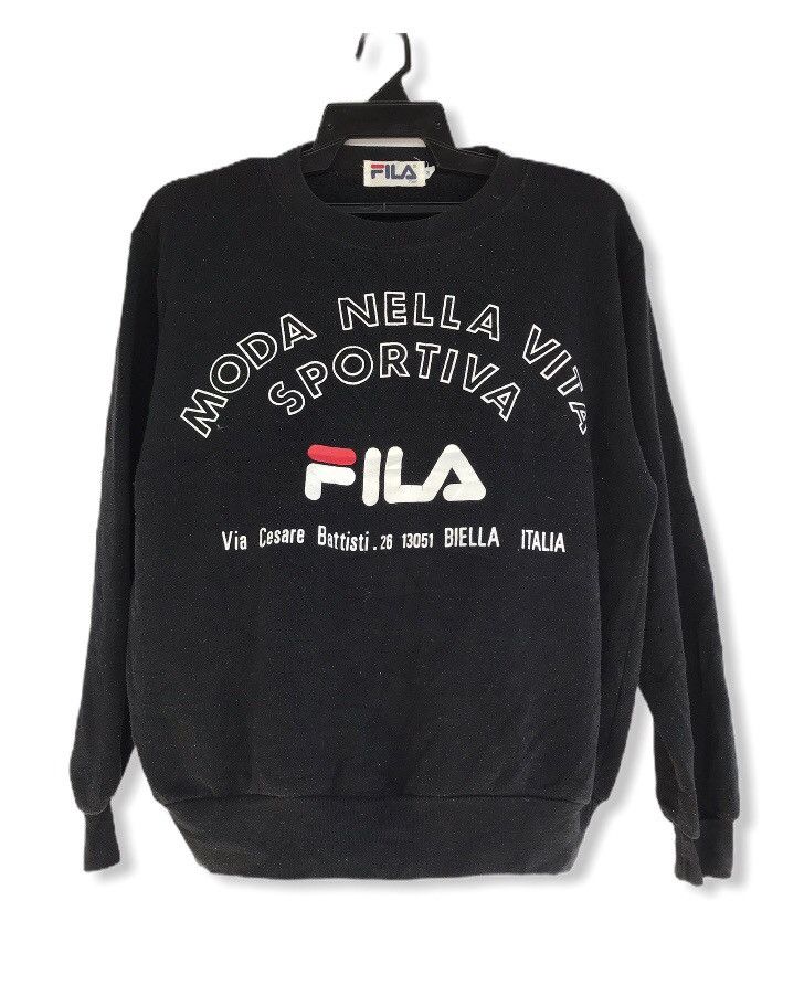 Fila × Vintage 🔥Vintage Fila Big Logo Sweatshirts Size US M / EU 48-50 / 2 - 1 Thumbnail