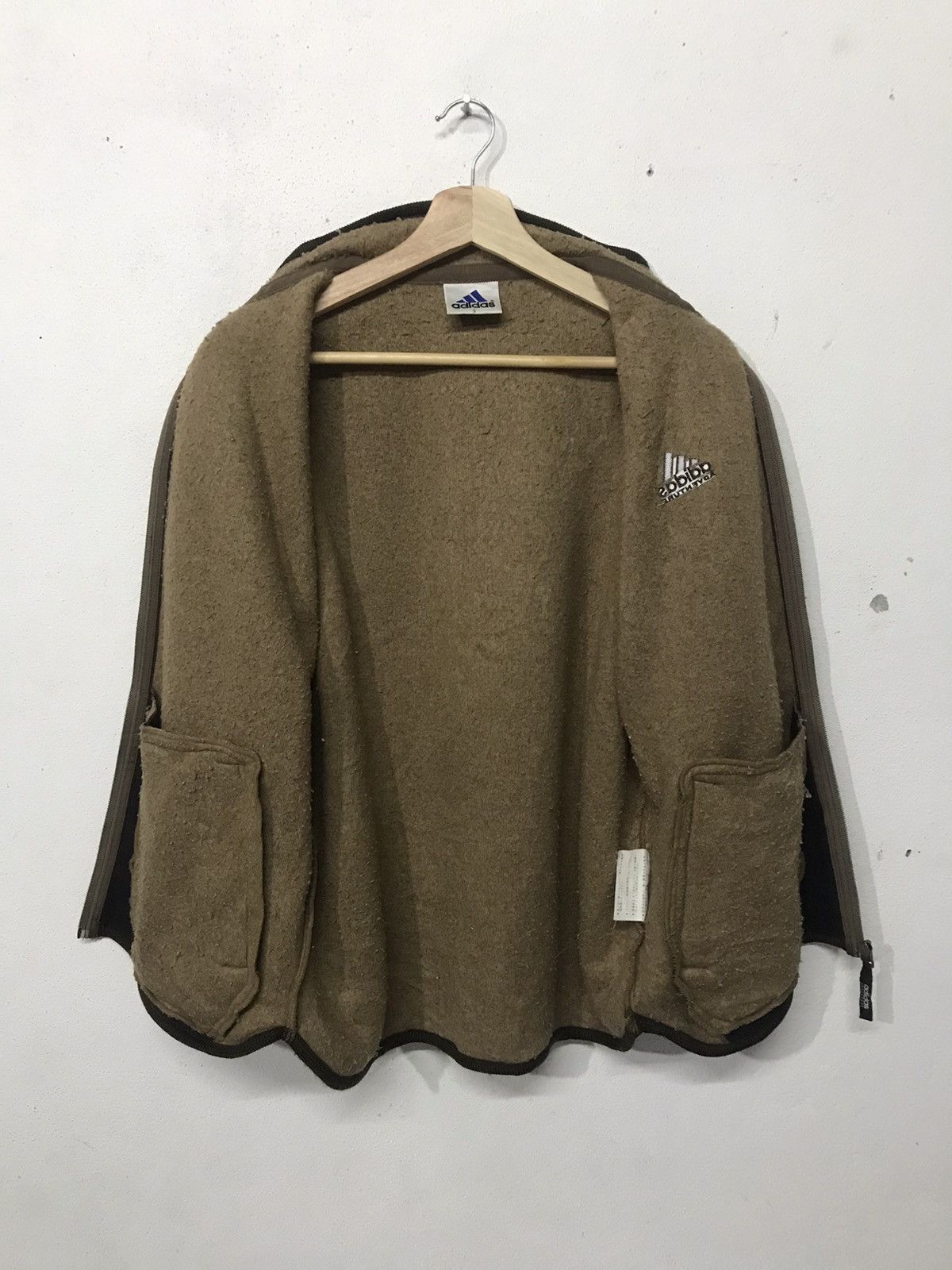 Adidas Vintage 80s Adidas Fleece Sweater Size US S / EU 44-46 / 1 - 3 Thumbnail
