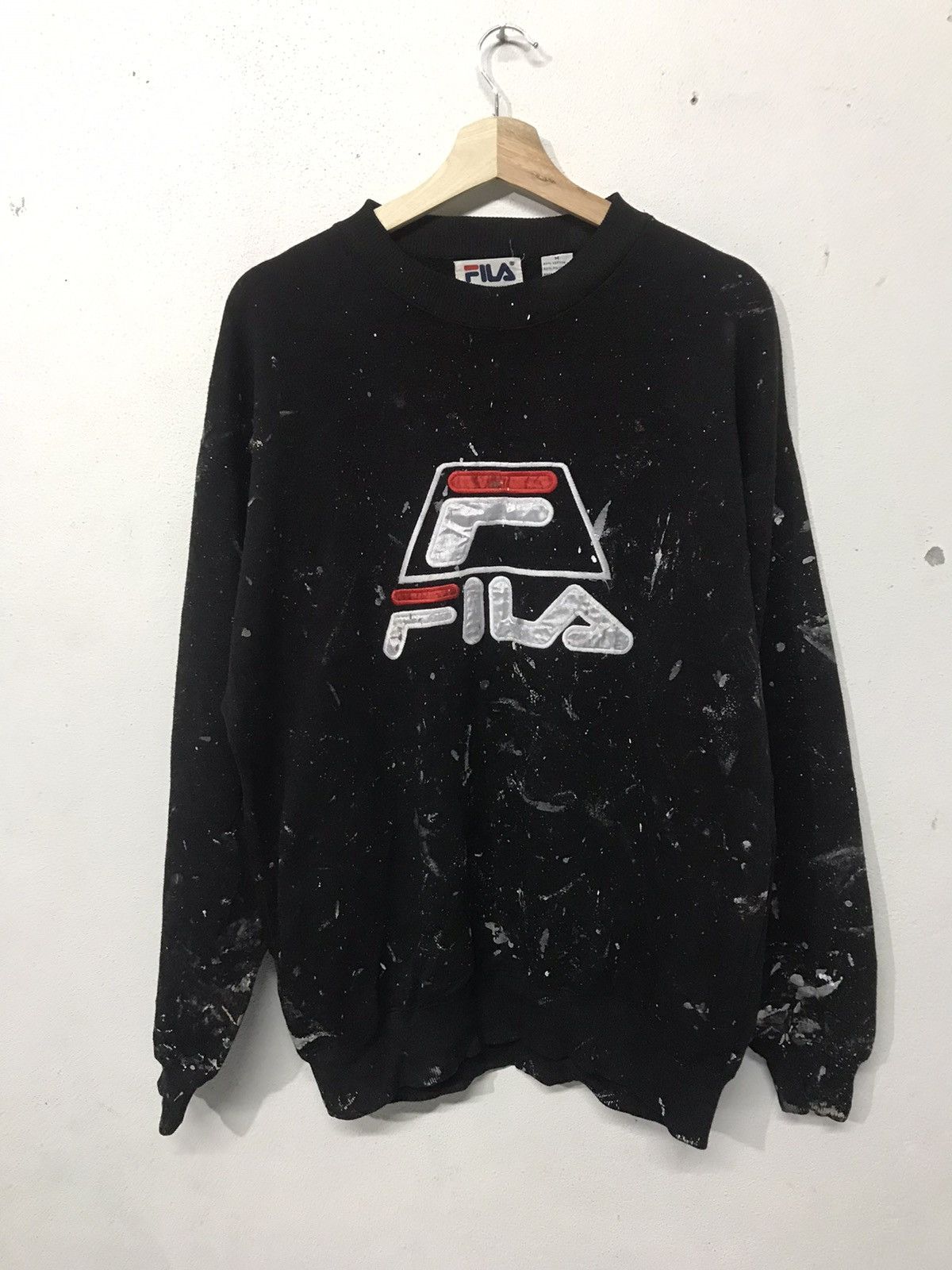 Fila Vintage Fila Sweatshirt Big Logo Embroidered Size US M / EU 48-50 / 2 - 1 Thumbnail
