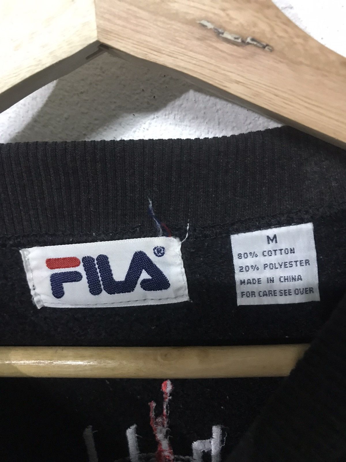 Fila Vintage Fila Sweatshirt Big Logo Embroidered Size US M / EU 48-50 / 2 - 7 Thumbnail