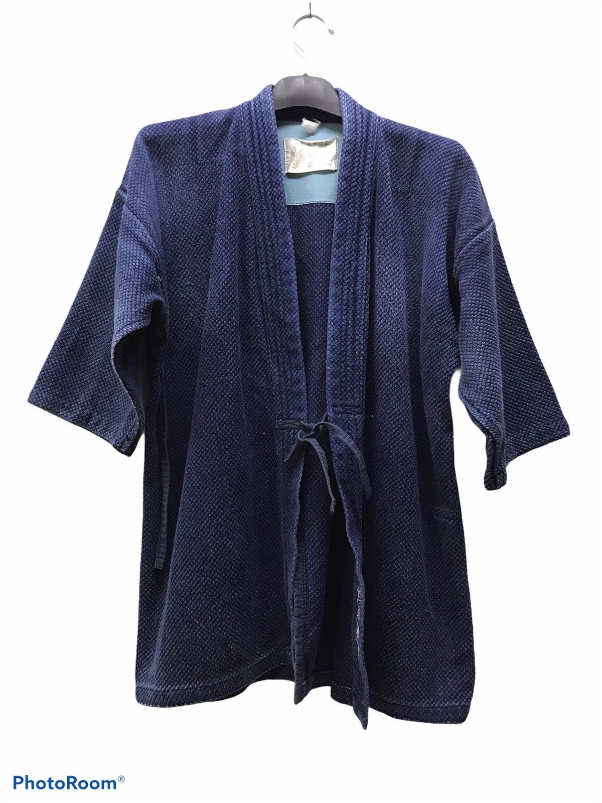 Japanese Brand 🔥Vintage Indigo Japanese Kimono Size US L / EU 52-54 / 3 - 1 Thumbnail