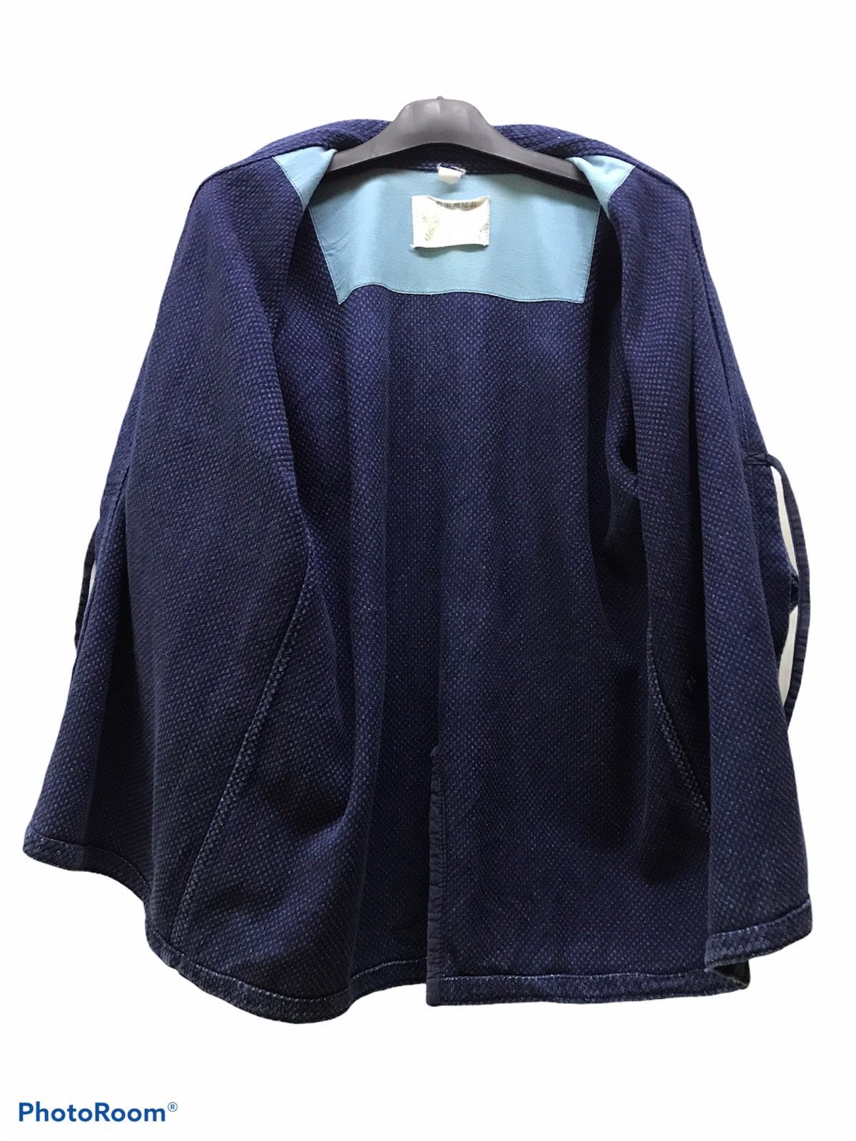 Japanese Brand 🔥Vintage Indigo Japanese Kimono Size US L / EU 52-54 / 3 - 5 Thumbnail