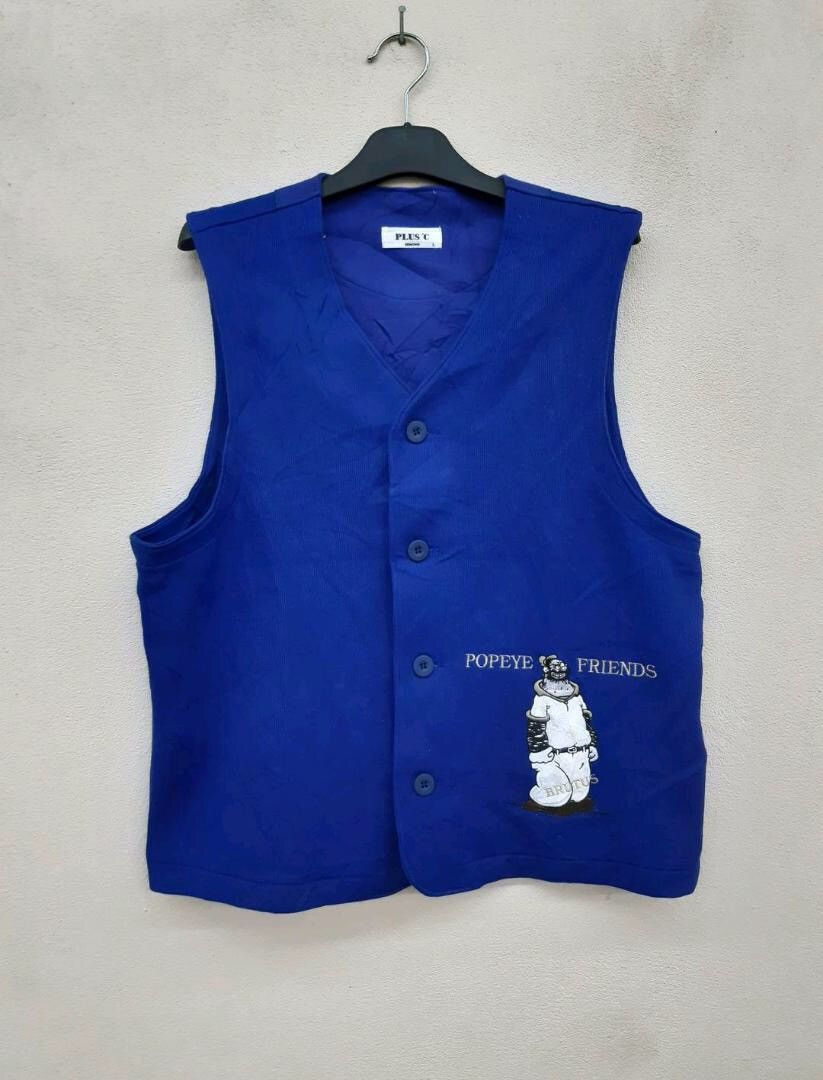 🔥 Popeye & Friends Vest – Retro Cartoon Street Style