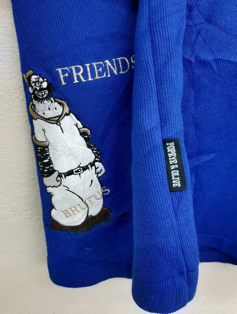 Cartoon Network 🔥 Popeye & Friends Vest – Retro Cartoon Street Style Size US M / EU 48-50 / 2 - 5 Thumbnail