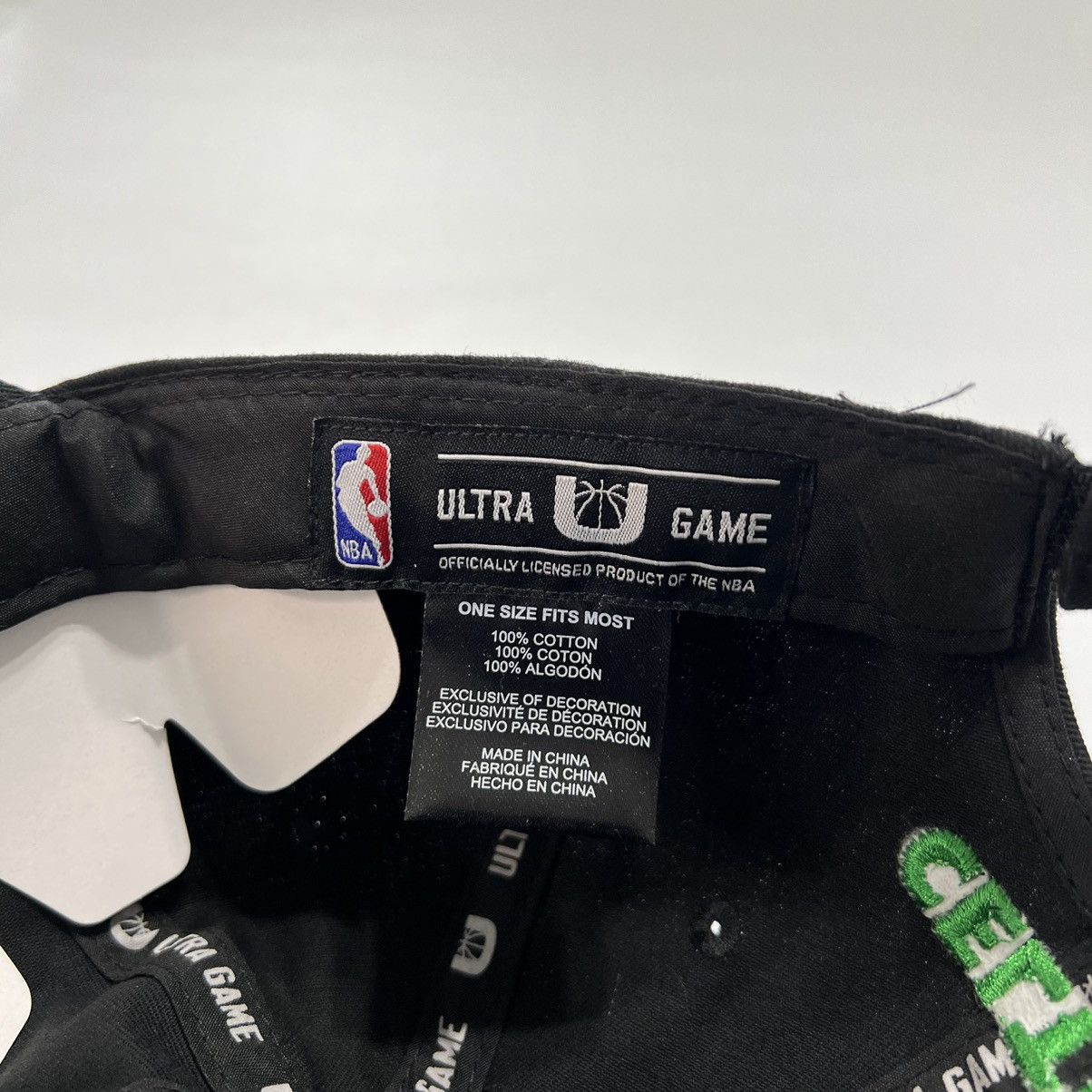 NBA Ultra Game NBA Boston Celtics Basketball Hat Cap Size ONE SIZE - 4 Thumbnail
