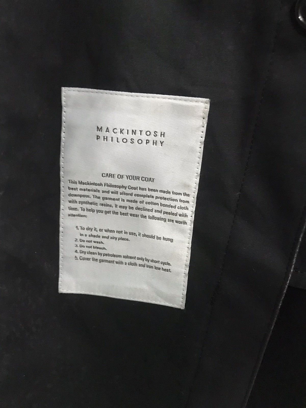 Mackintosh Mackintosh Philosophy Trench Coat Long Jacket Size US L / EU 52-54 / 3 - 9 Thumbnail