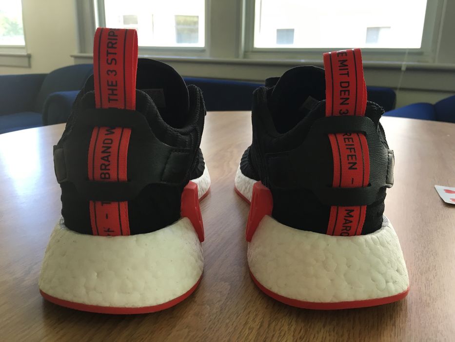 Nmd r2 pk hot sale black red