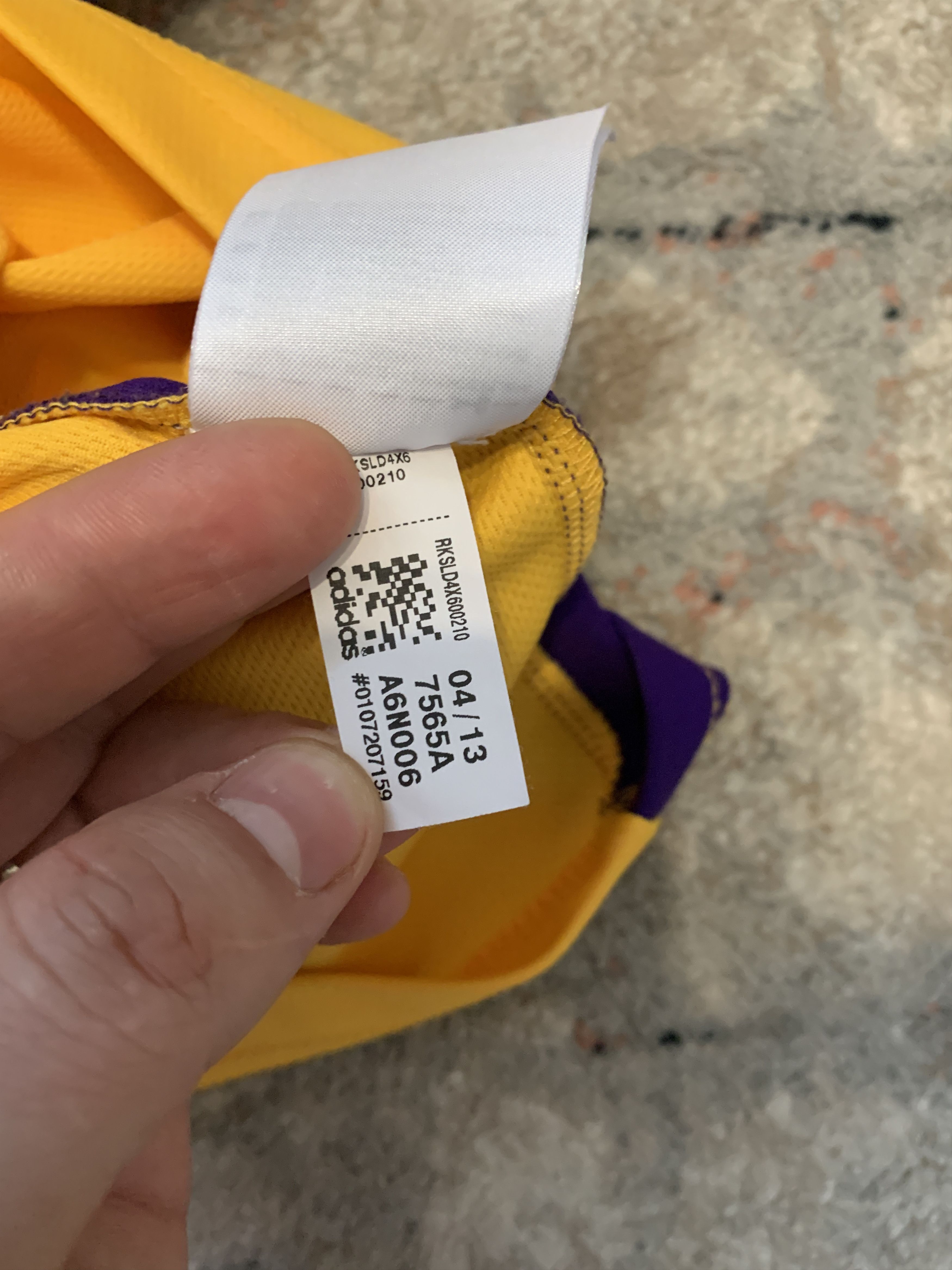 Adidas × NBA Lakers Adidas Howard NBA 2013 Size US S / EU 44-46 / 1 - 12 Thumbnail