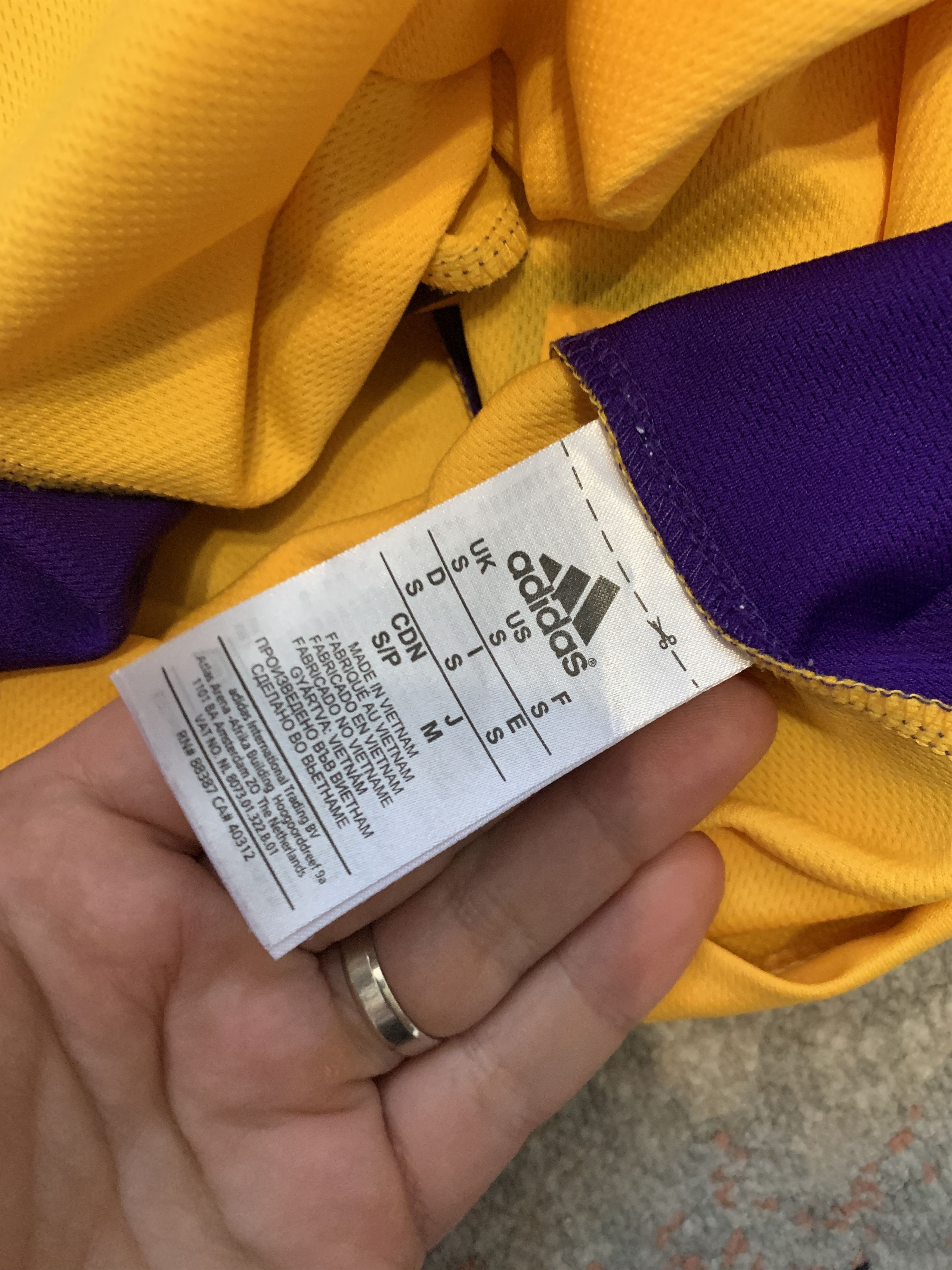 Adidas × NBA Lakers Adidas Howard NBA 2013 Size US S / EU 44-46 / 1 - 11 Thumbnail