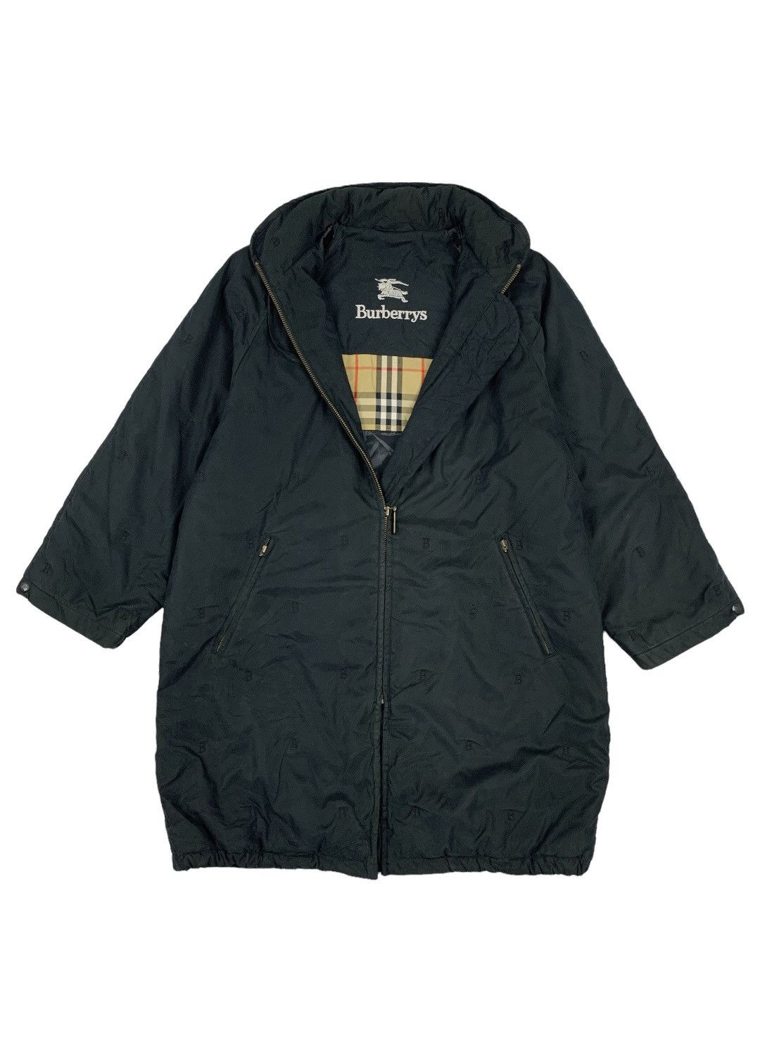Burberry Vintage Burberry Zipper Snap Button Jacket Size US L / EU 52-54 / 3 - 1 Thumbnail