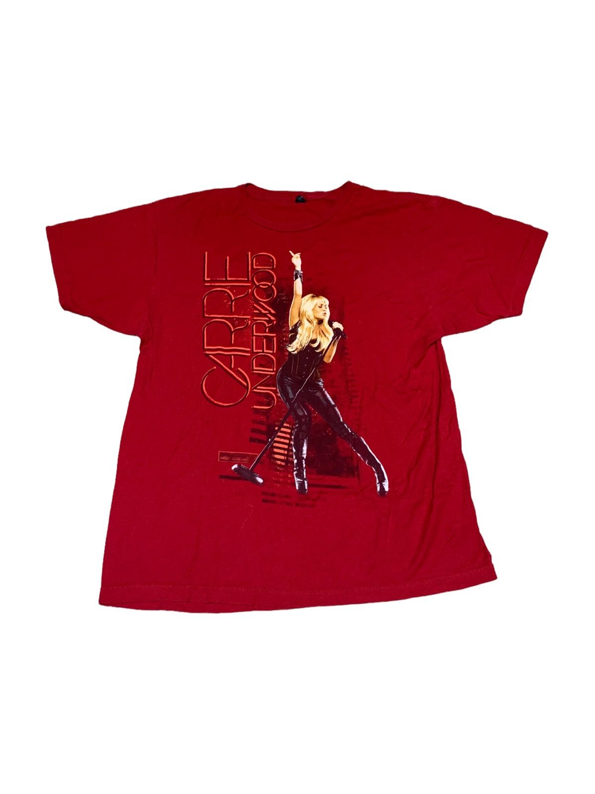 Carrie Underwood Tour T Shirt Red