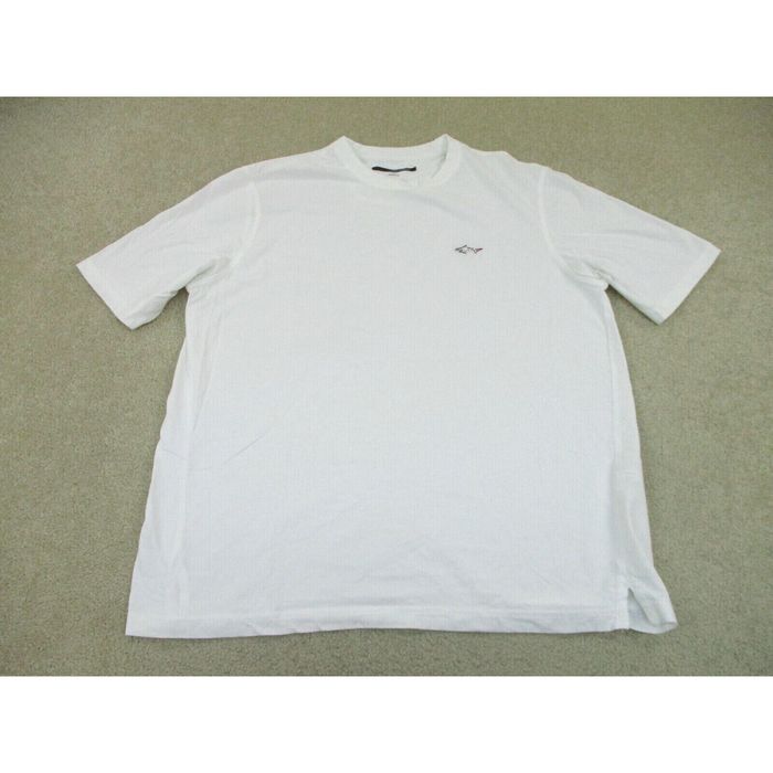 Greg Norman Greg Norman Shirt Adult Large White Golfer Golfing Golf