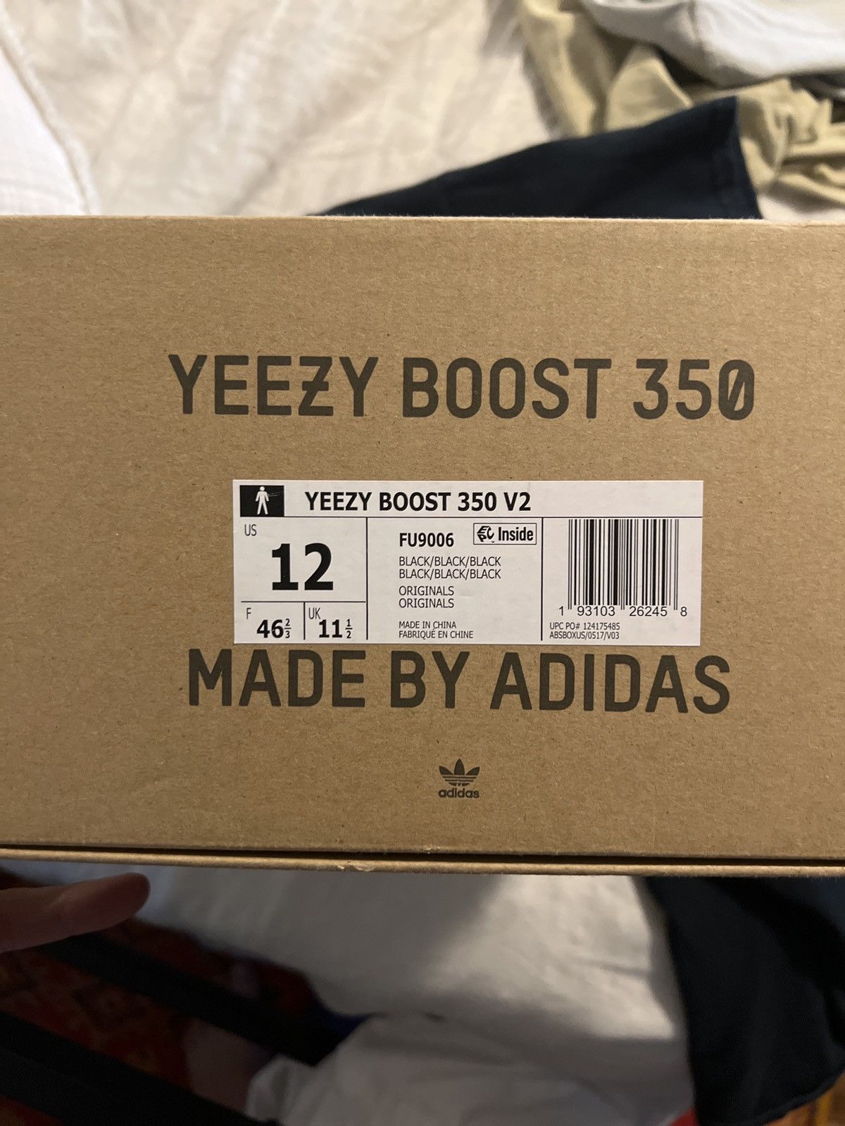 Adidas × Kanye West Yeezy Boost 350 V2 Black Non-Reflective 2019 Size US 12 / EU 45 - 8 Thumbnail
