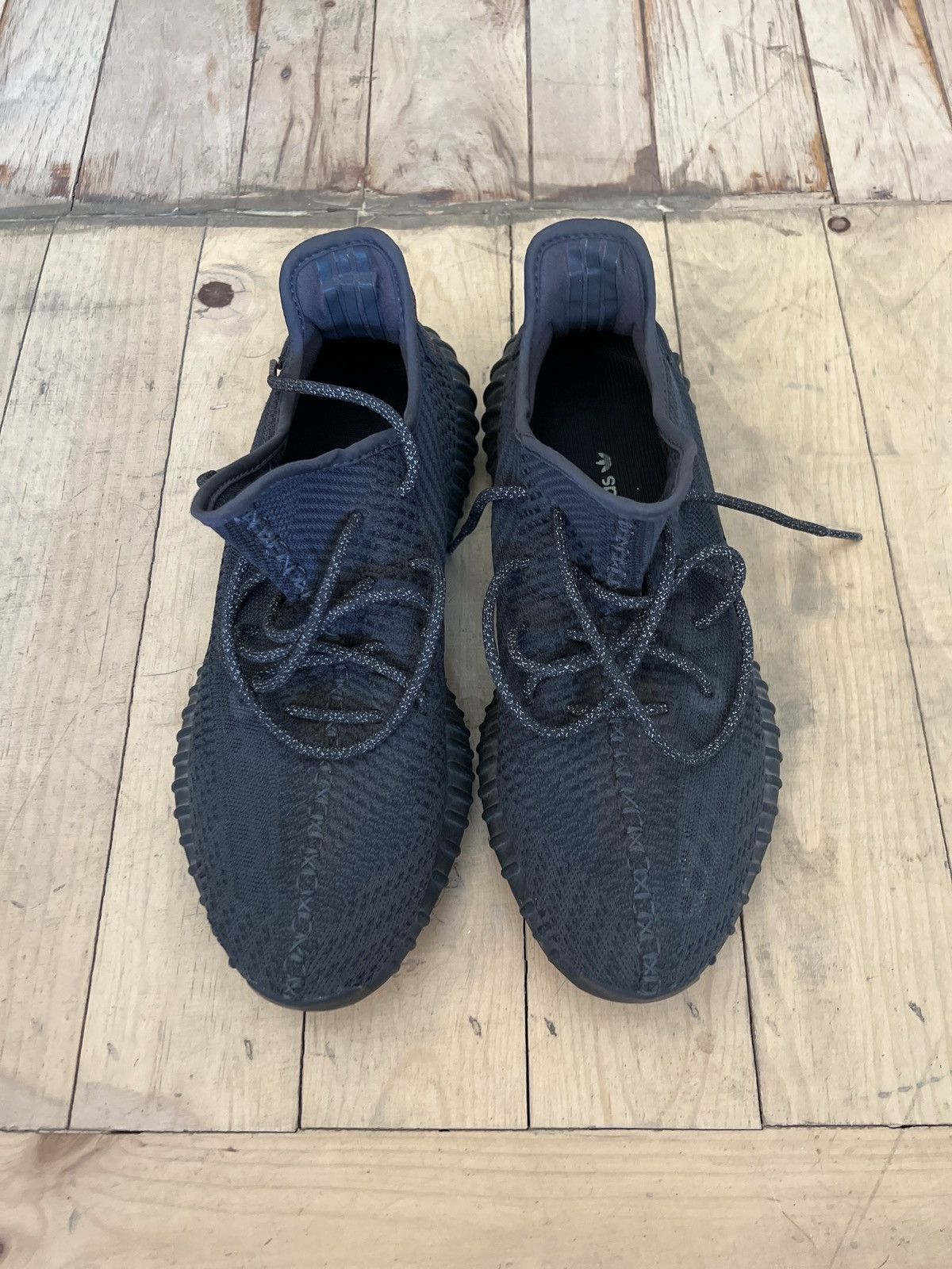 Adidas × Kanye West Yeezy Boost 350 V2 Black Non-Reflective 2019 Size US 12 / EU 45 - 1 Thumbnail