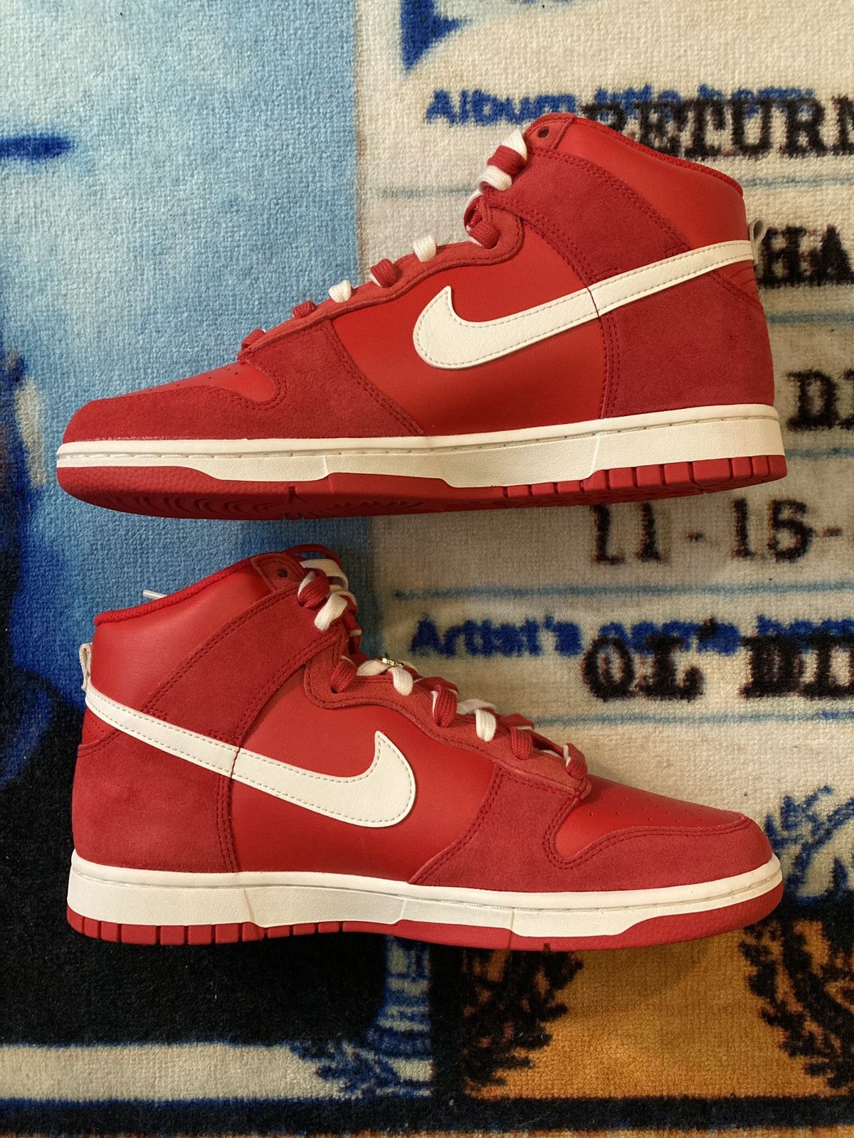Nike Nike Dunk High First Use Red Size US 10.5 / EU 43-44 - 2 Thumbnail