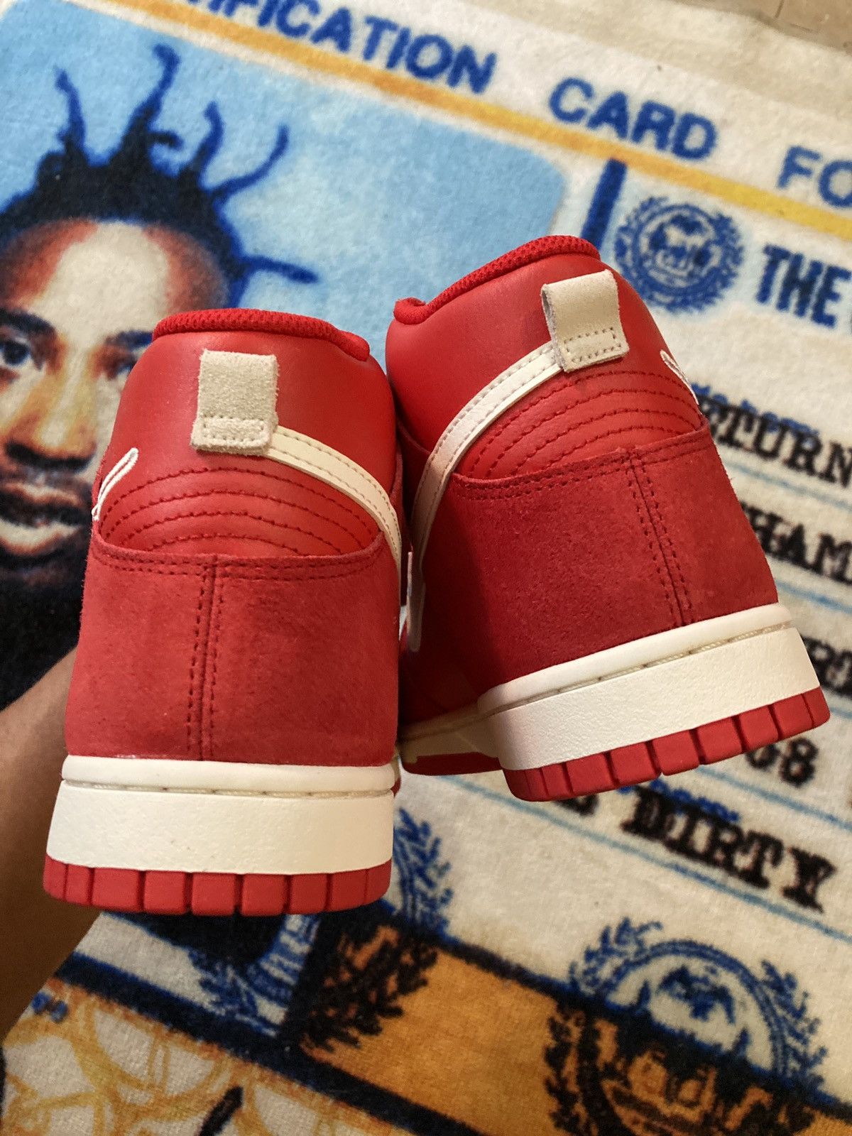 Nike Nike Dunk High First Use Red Size US 10.5 / EU 43-44 - 5 Thumbnail