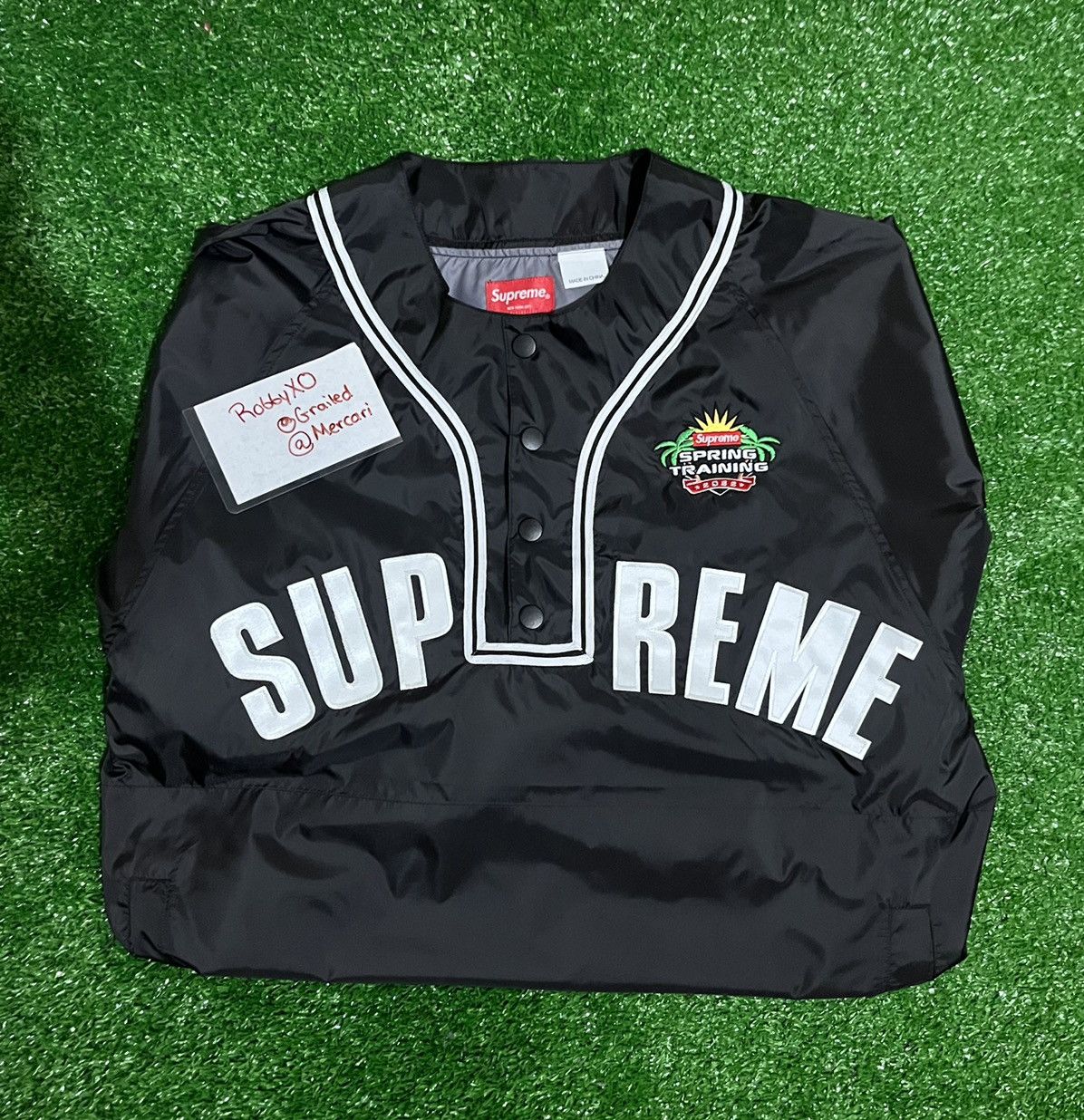 Supreme Supreme Snap-Off Sleeve L/S Baseball Top | Grailed