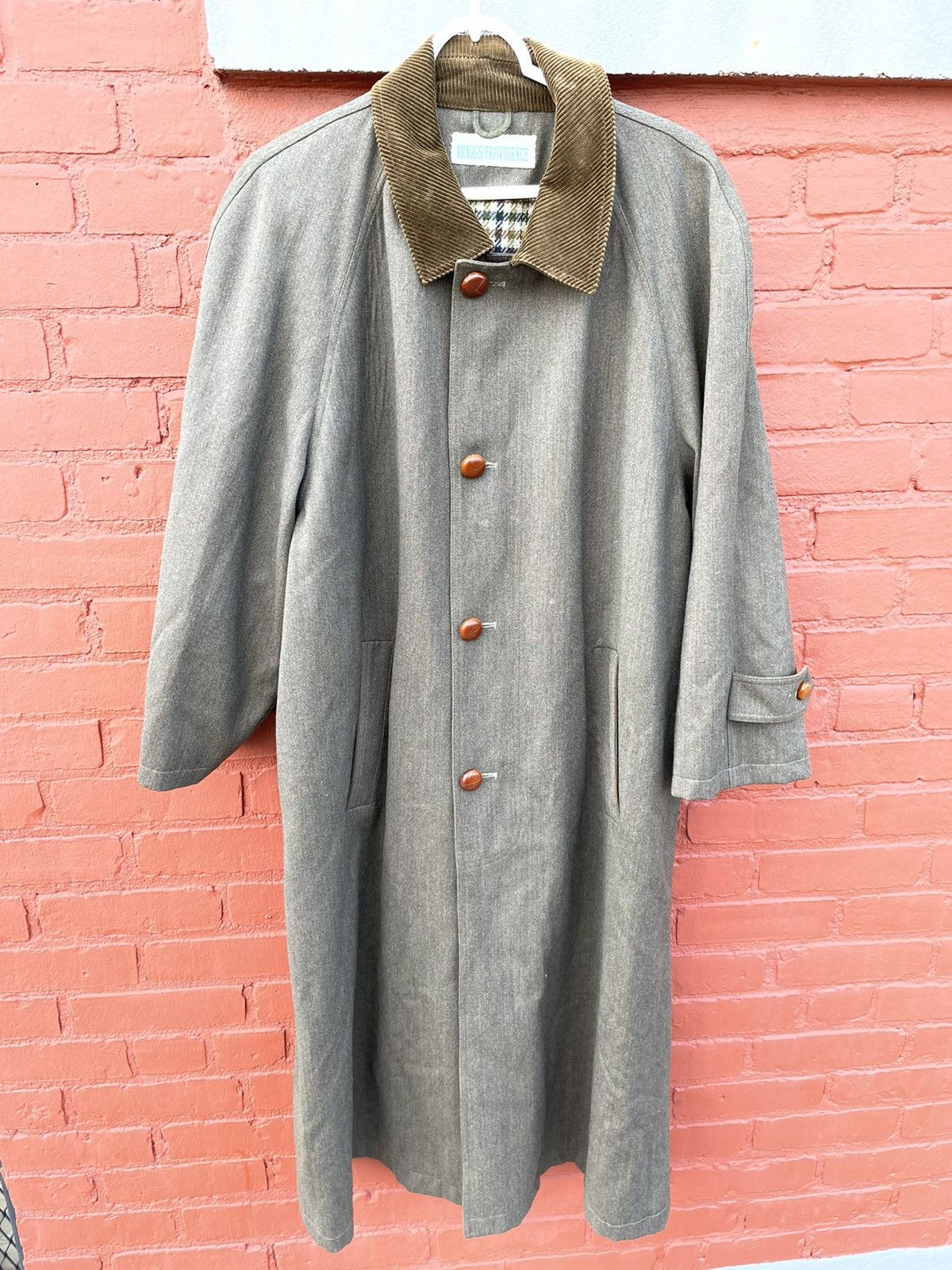 Italian Designers × Vintage 80s Italian Trench Coat Long jacket ...