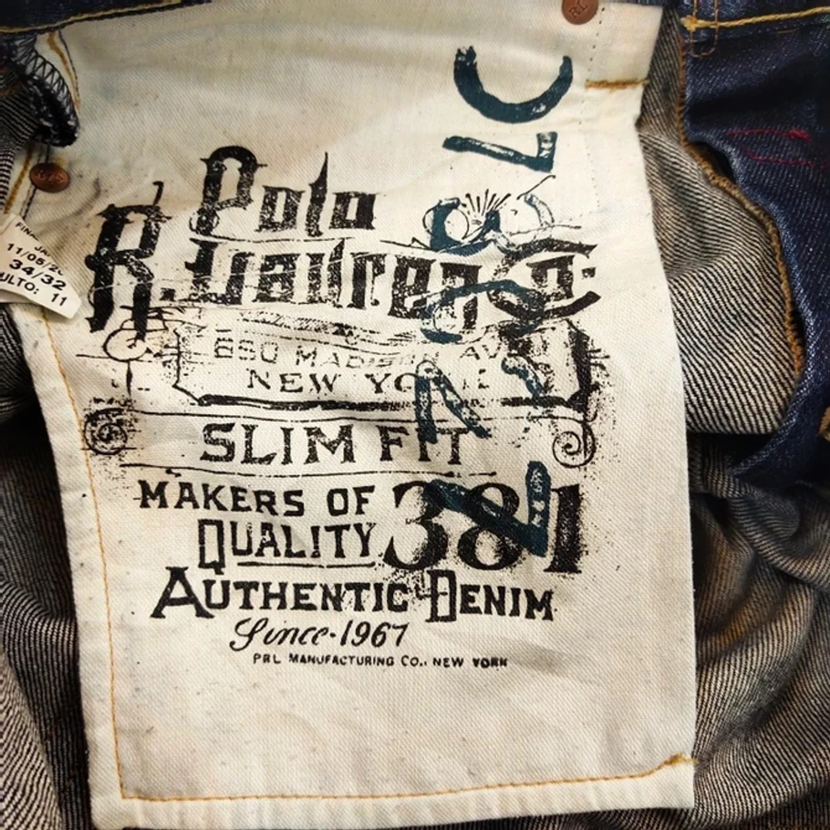 Polo Ralph Lauren × Ralph Lauren × Vintage Vintage Polo Ralph Lauren Non Selvedge Distressed Jeans Size US 34 / EU 50 - 8 Thumbnail