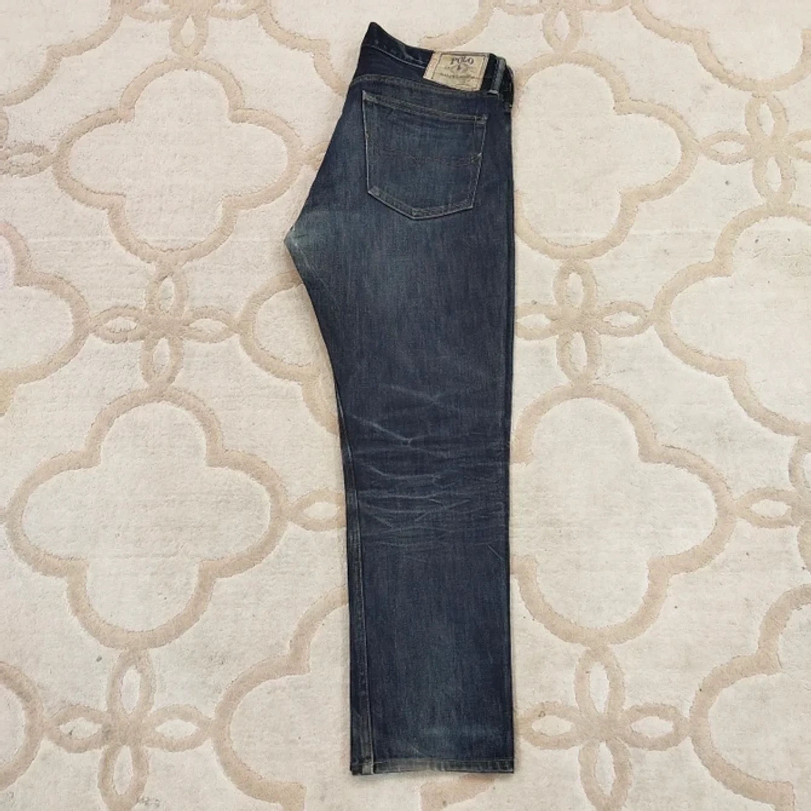 Polo Ralph Lauren × Ralph Lauren × Vintage Vintage Polo Ralph Lauren Non Selvedge Distressed Jeans Size US 34 / EU 50 - 12 Thumbnail
