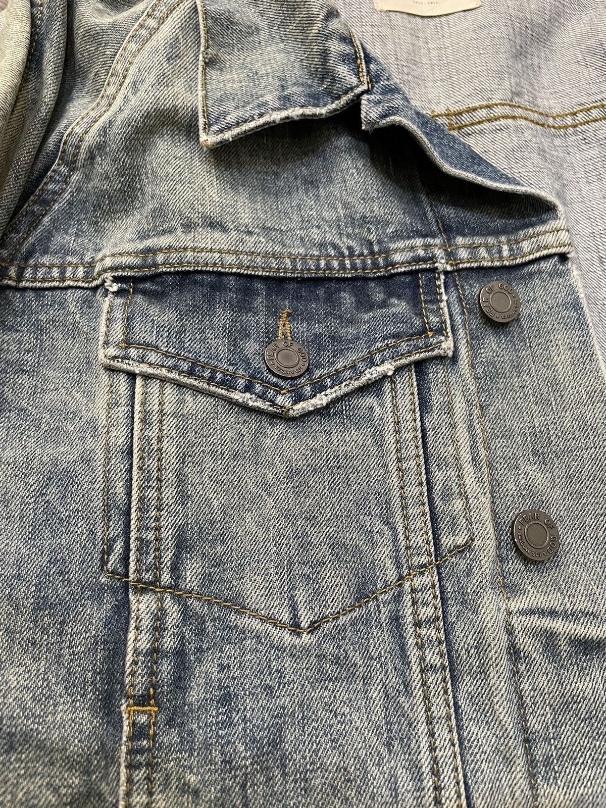 Fear of God Fear Of God Fourth Collection Denim Trucker Jacket Size US S / EU 44-46 / 1 - 5 Thumbnail