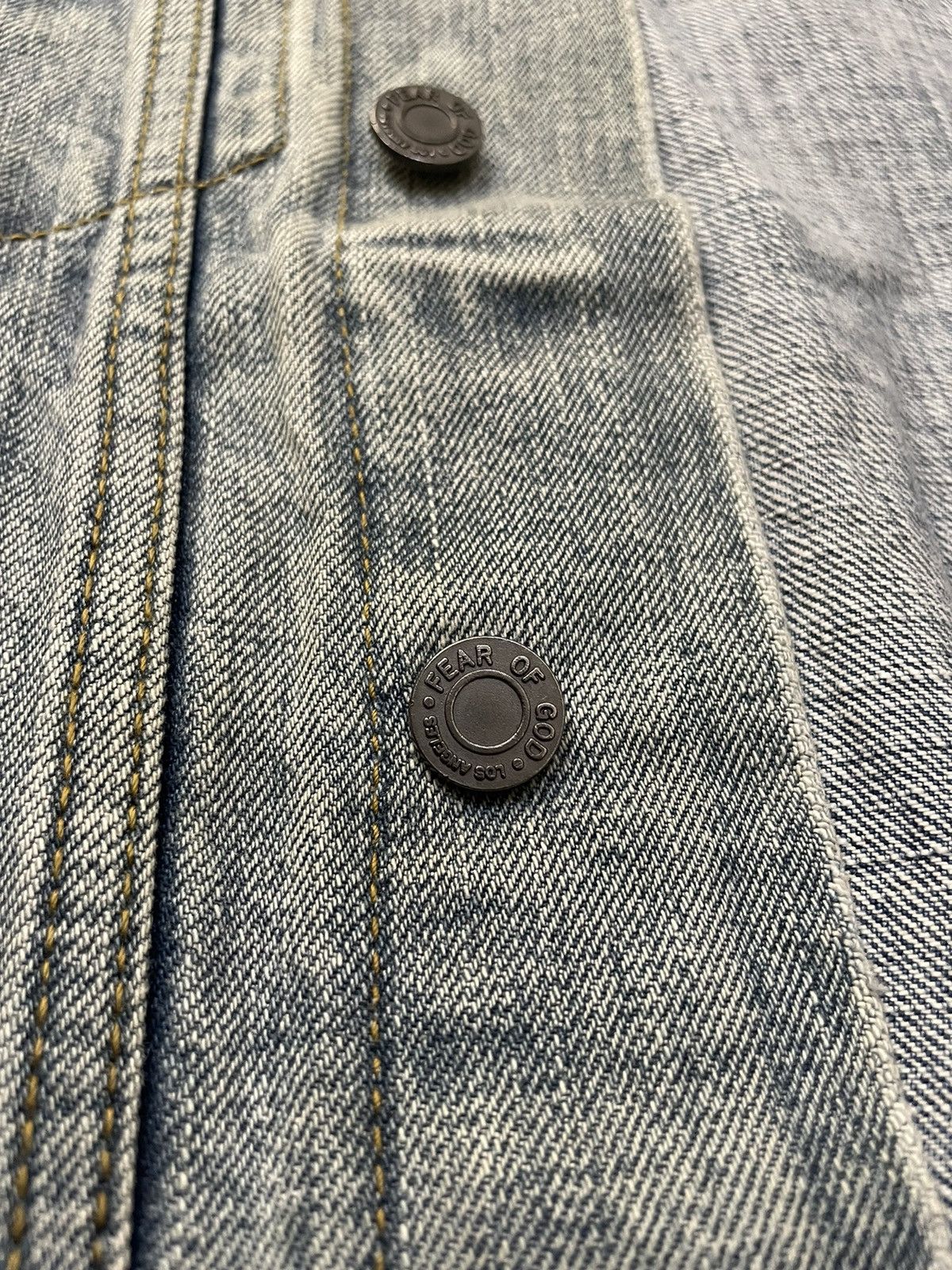 Fear of God Fear Of God Fourth Collection Denim Trucker Jacket Size US S / EU 44-46 / 1 - 6 Thumbnail