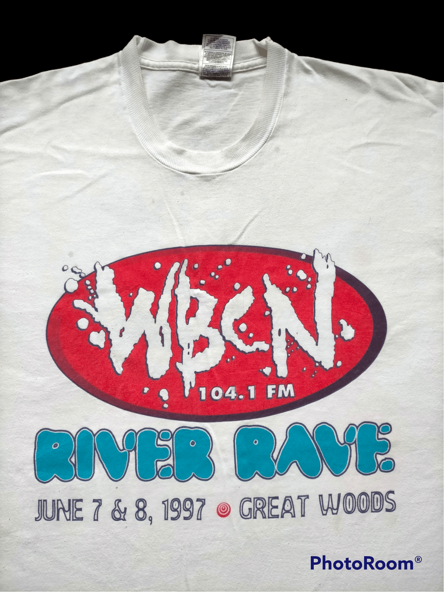 Band Tees Vintage 90s WBCN RIVER RAVE Band Tee Size US XL / EU 56 / 4 - 2 Thumbnail