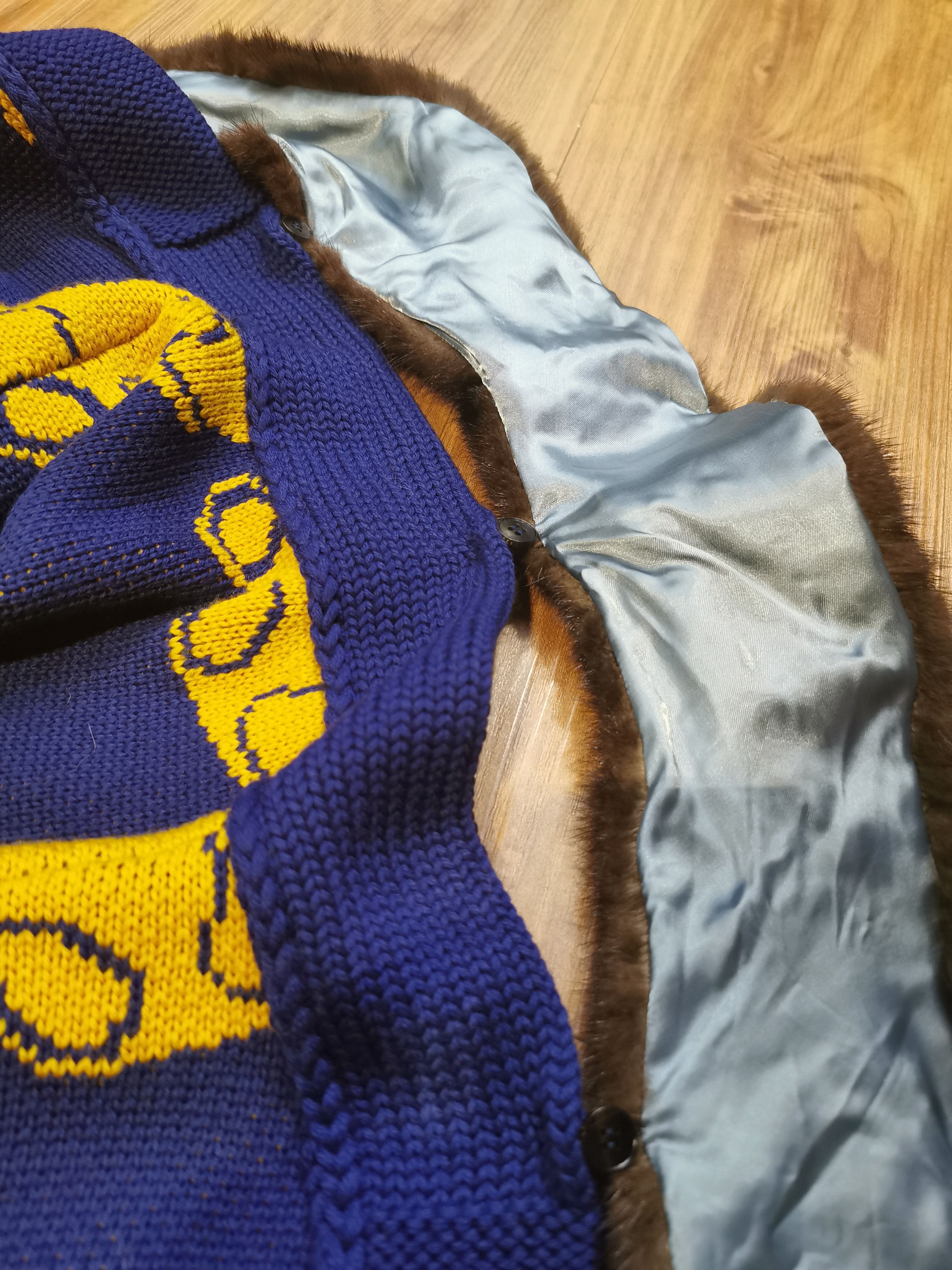 Gucci teddy bear cardigan hotsell
